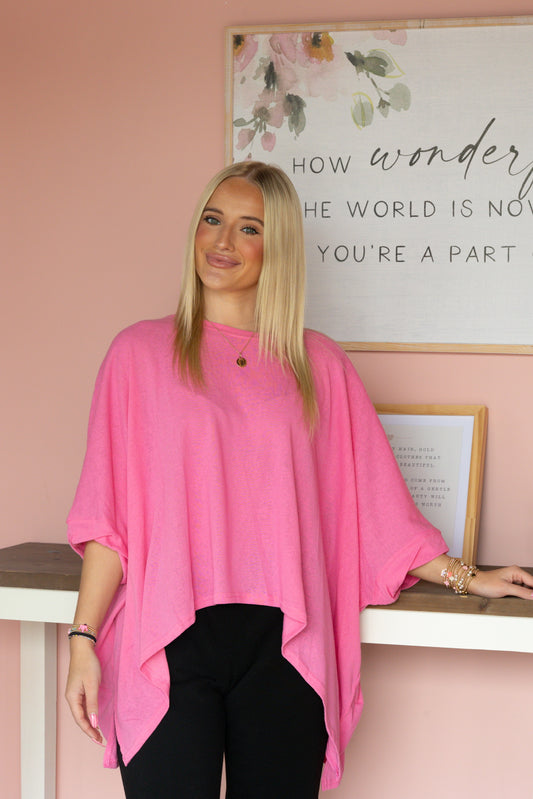 Pink Breezy Top