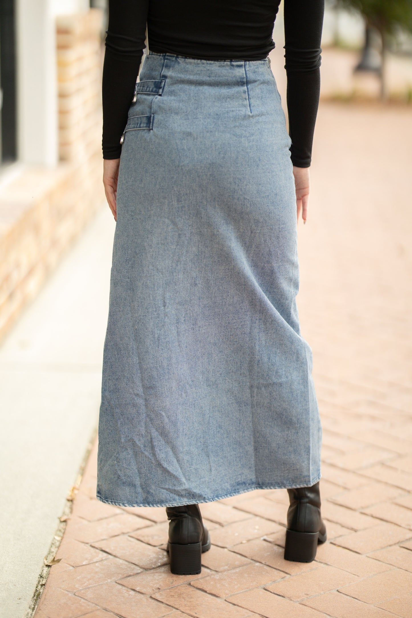 Denim Blue Jean Skirt