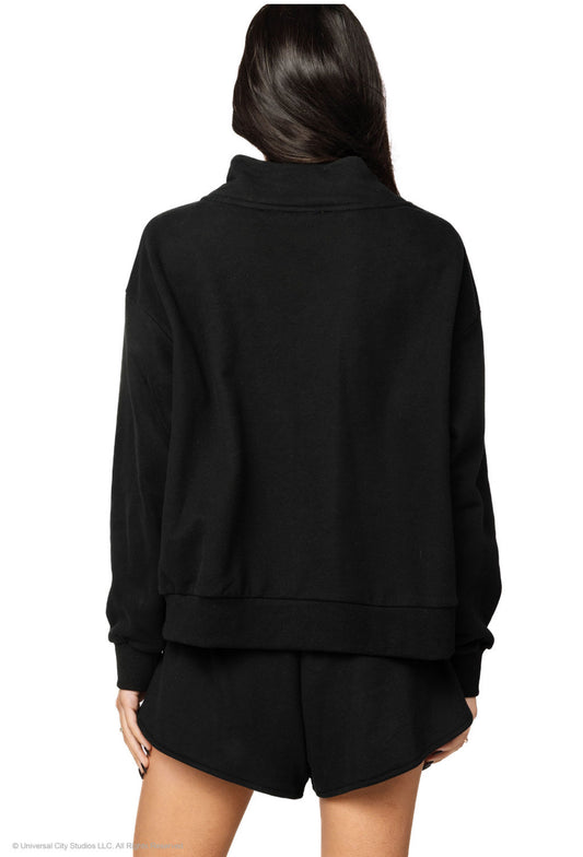 QOS Black "Wicked" Logo Sweatshirt