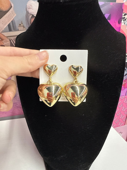 Large Heart Earrings