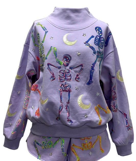 QOS Dancing Skeleton Sweatshirt