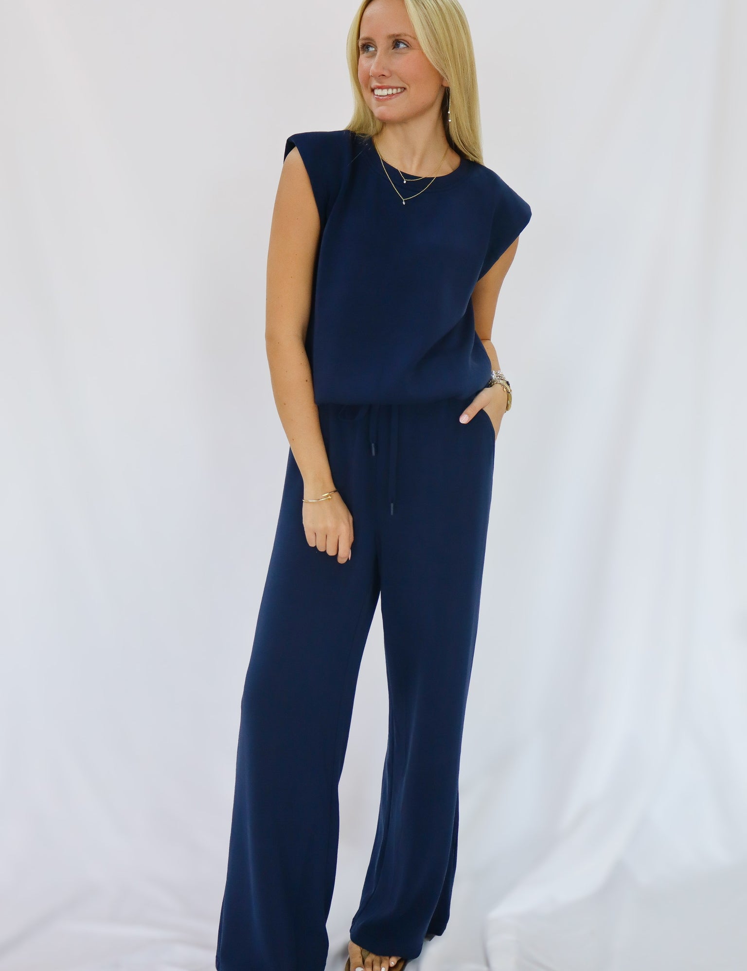 True Navy Air Soft Pants