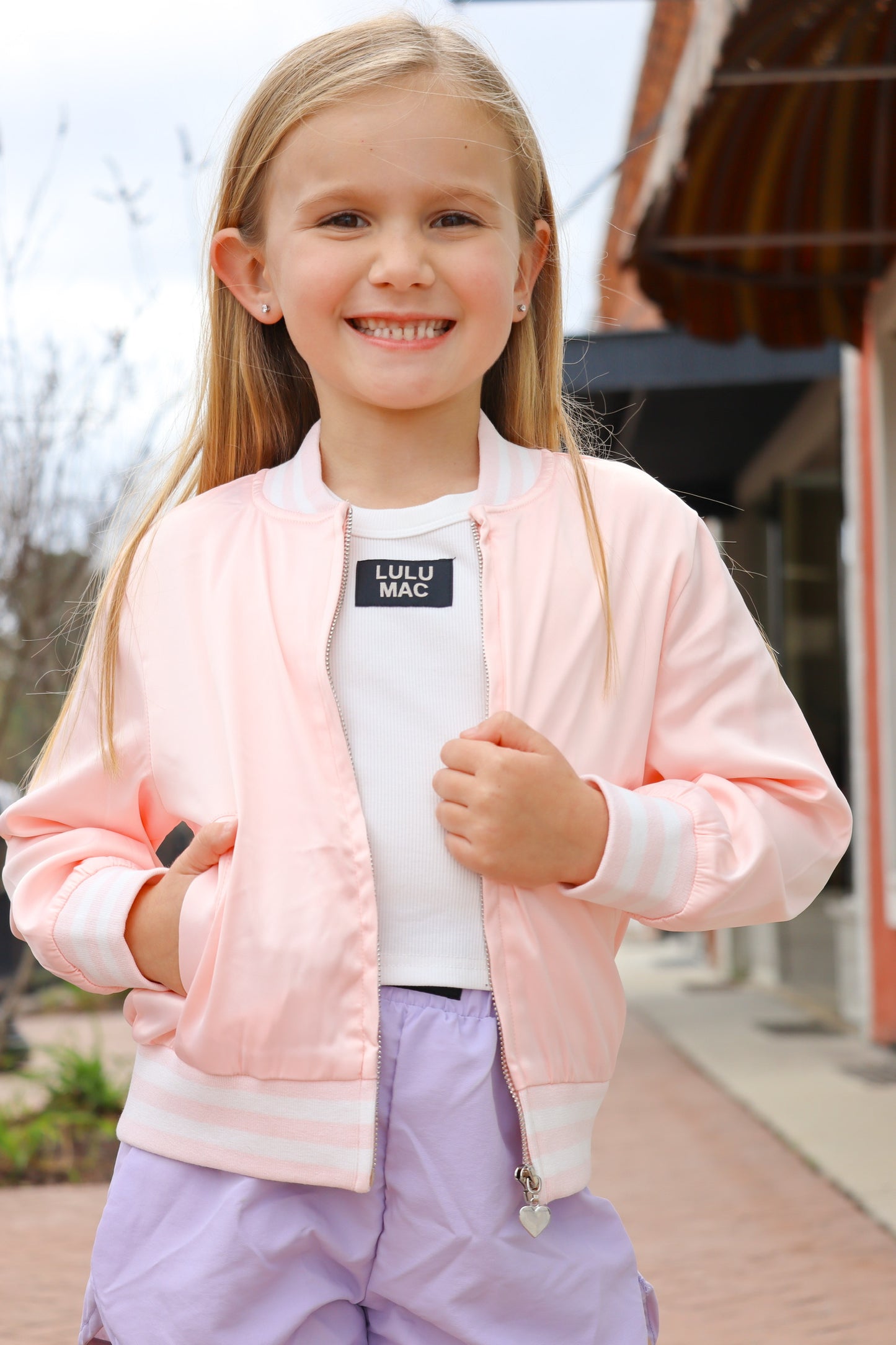 Kids- Stoned Ballet Satin Bomber