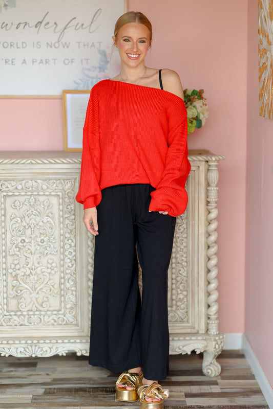 Scarlet Red Sweater