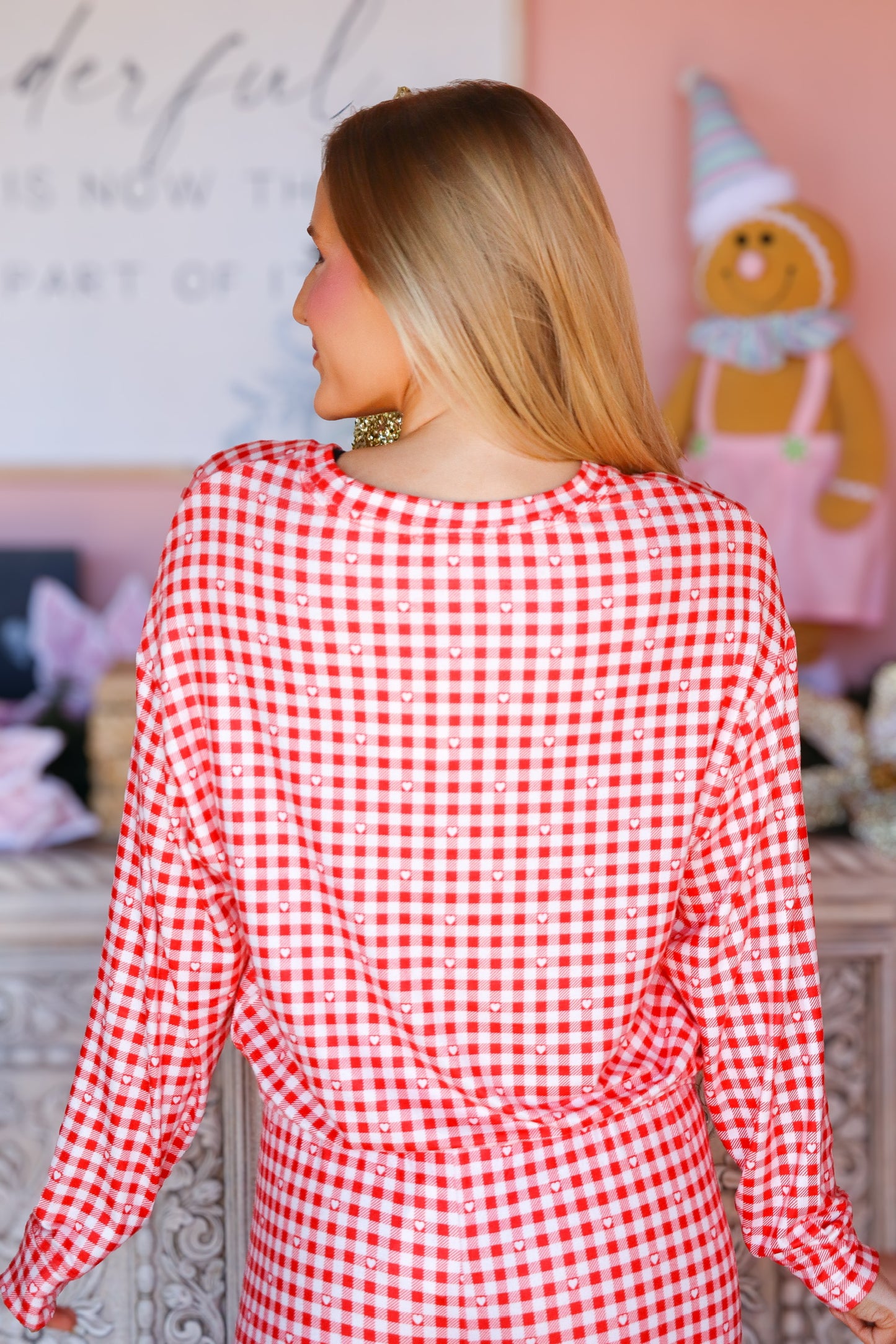 Bisous Gingham PJ's