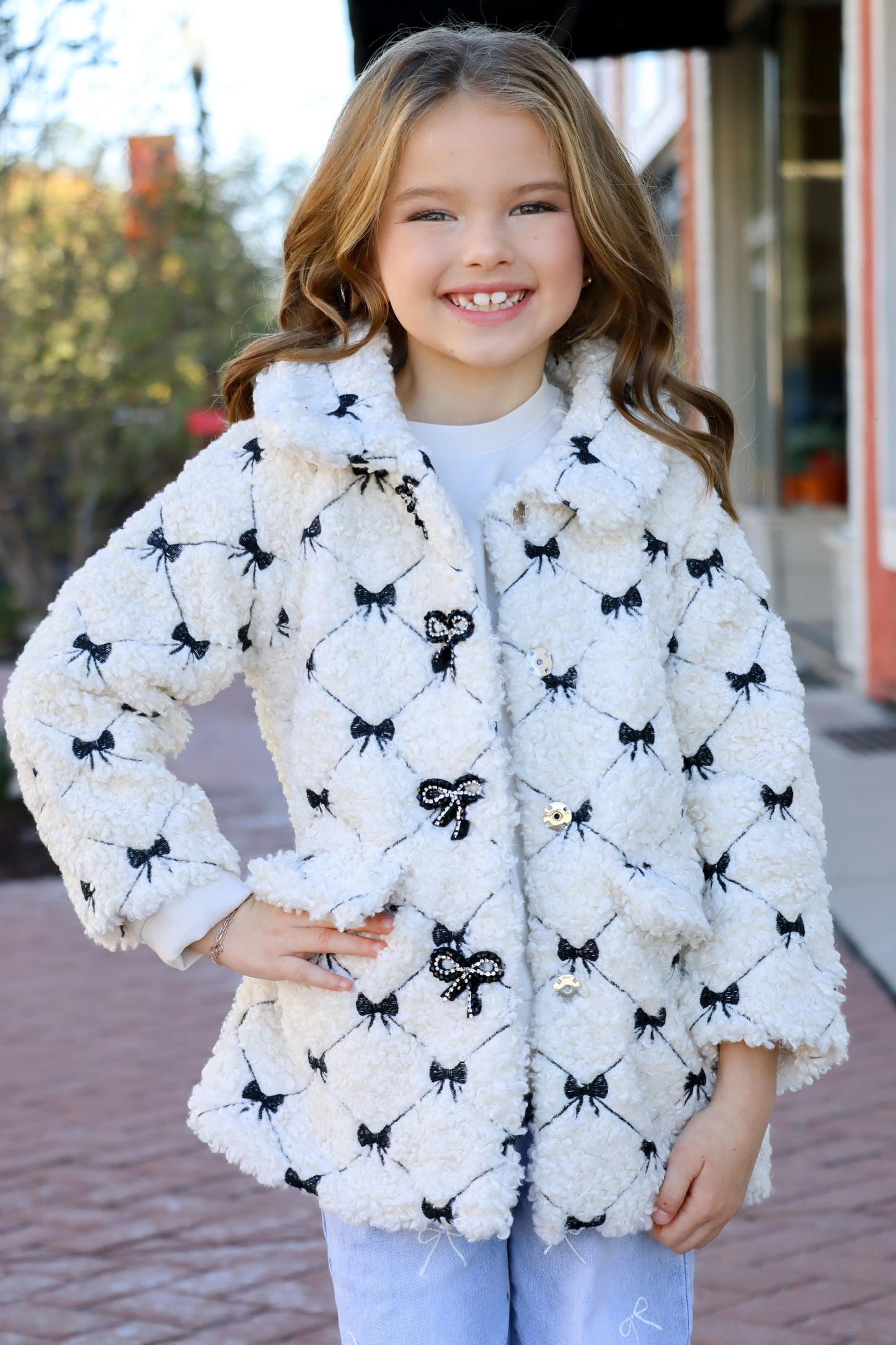 Kids sherpa coat