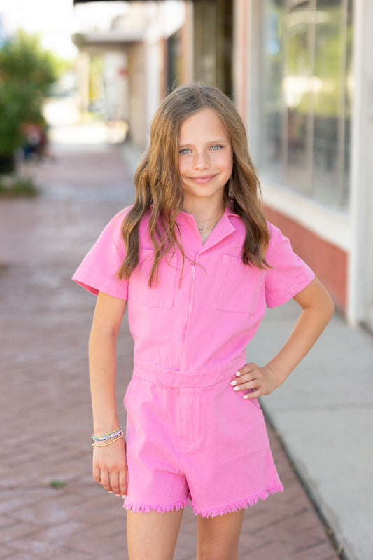 Kids Pink Romper