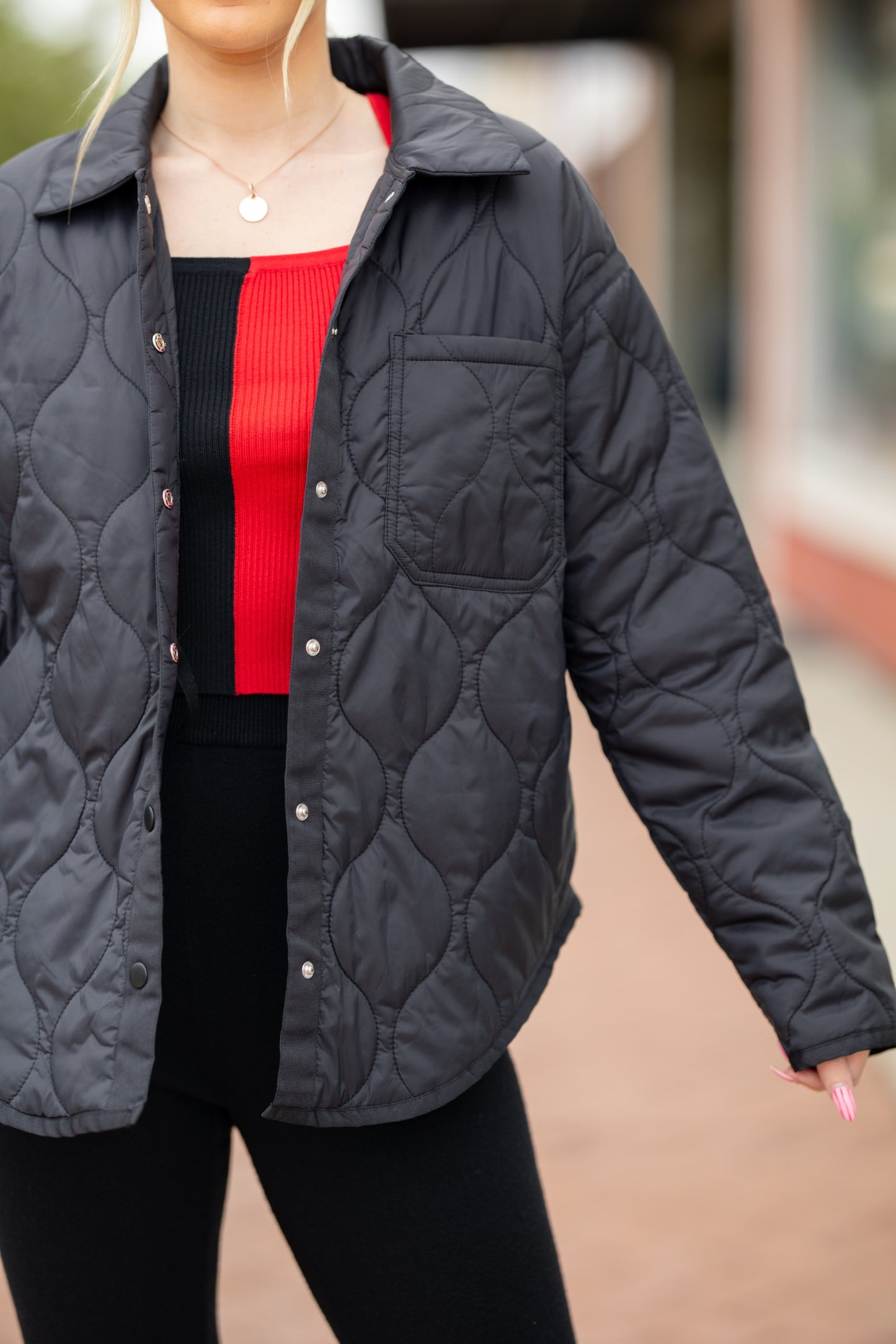 Time is Now Quilted Jacket