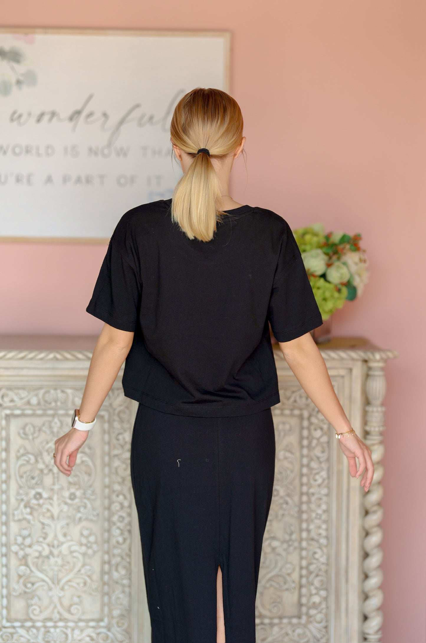 Black On The Go Tee