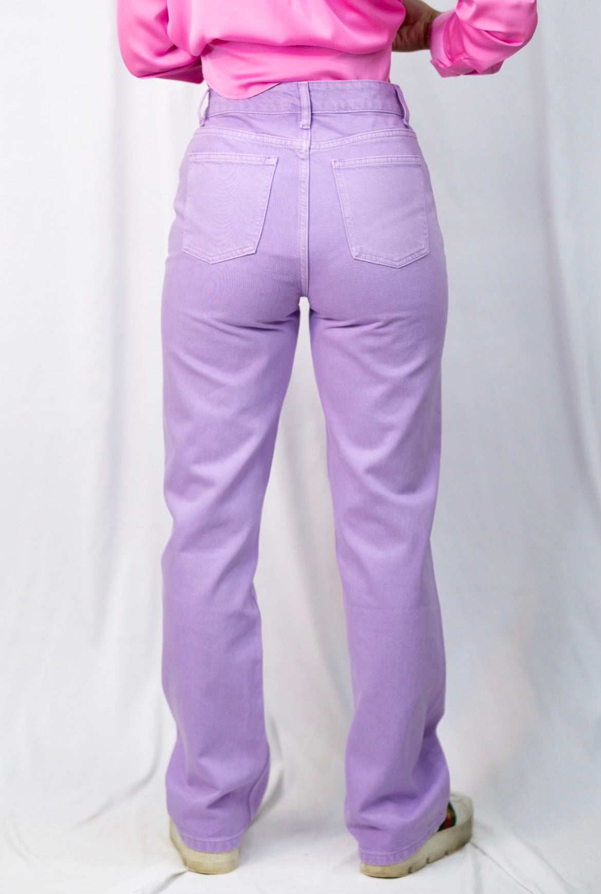 Lilac Denim Jeans