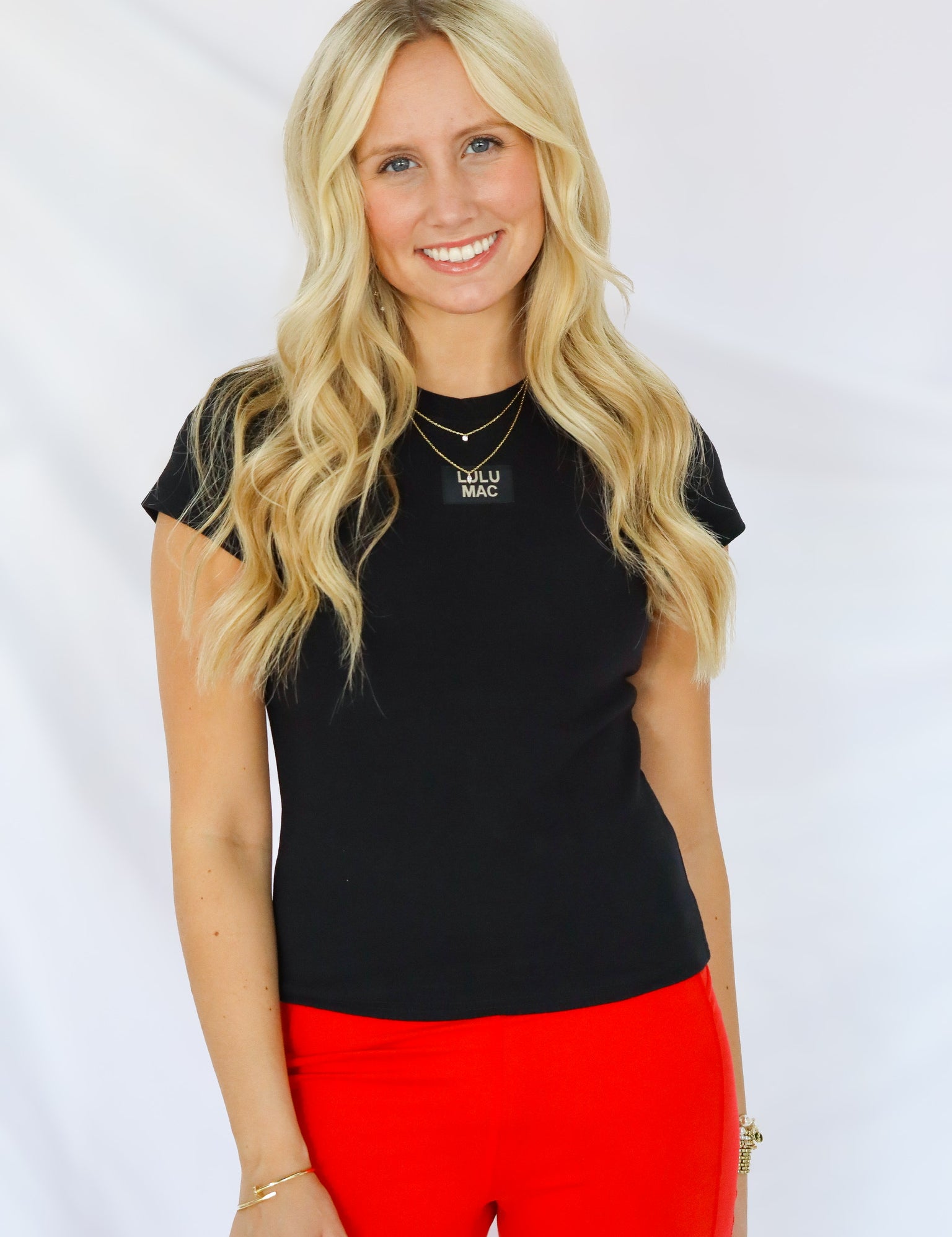 LULUMAC Black Baby Doll Tee