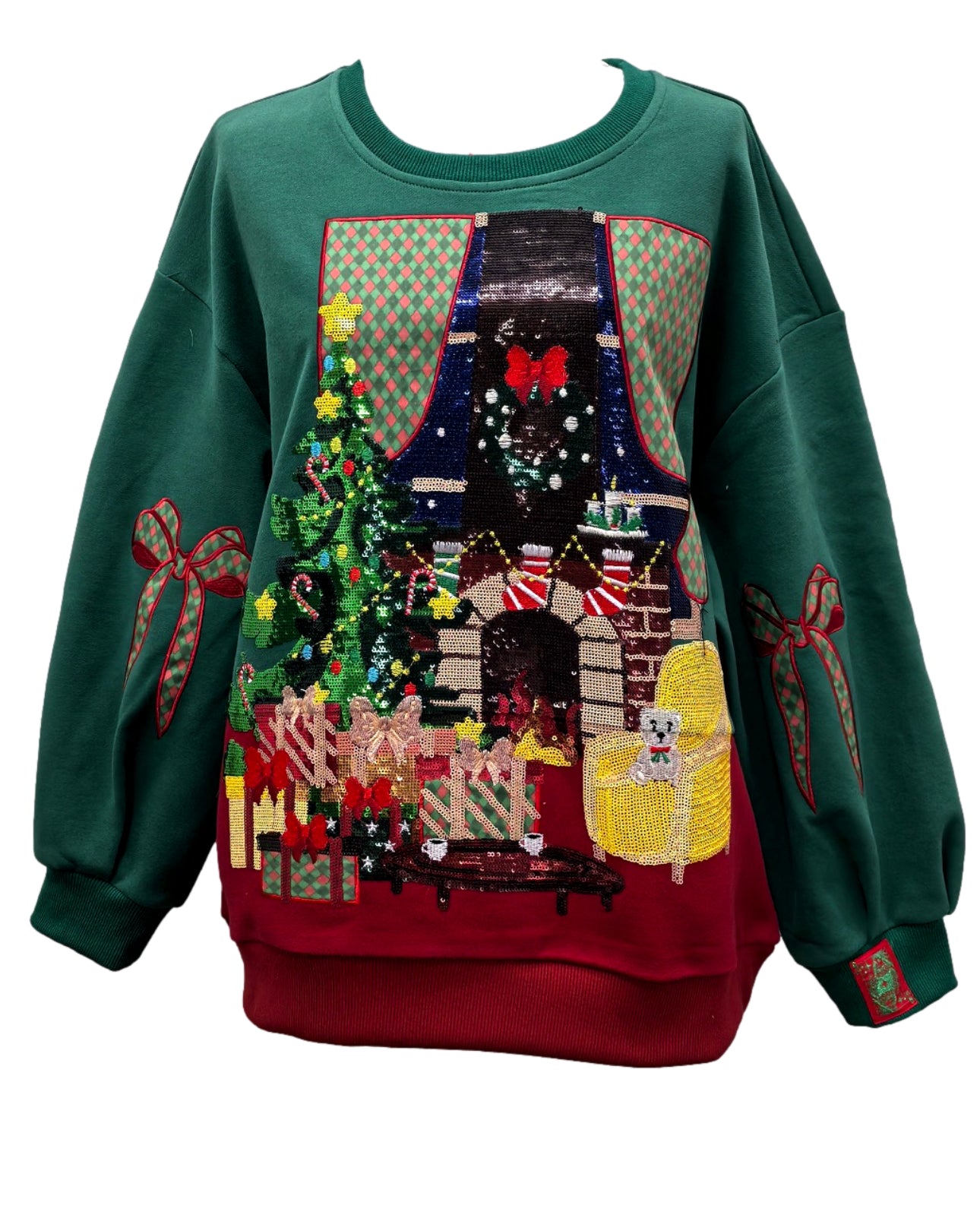 QOS Christmas Living Room Sweatshirt