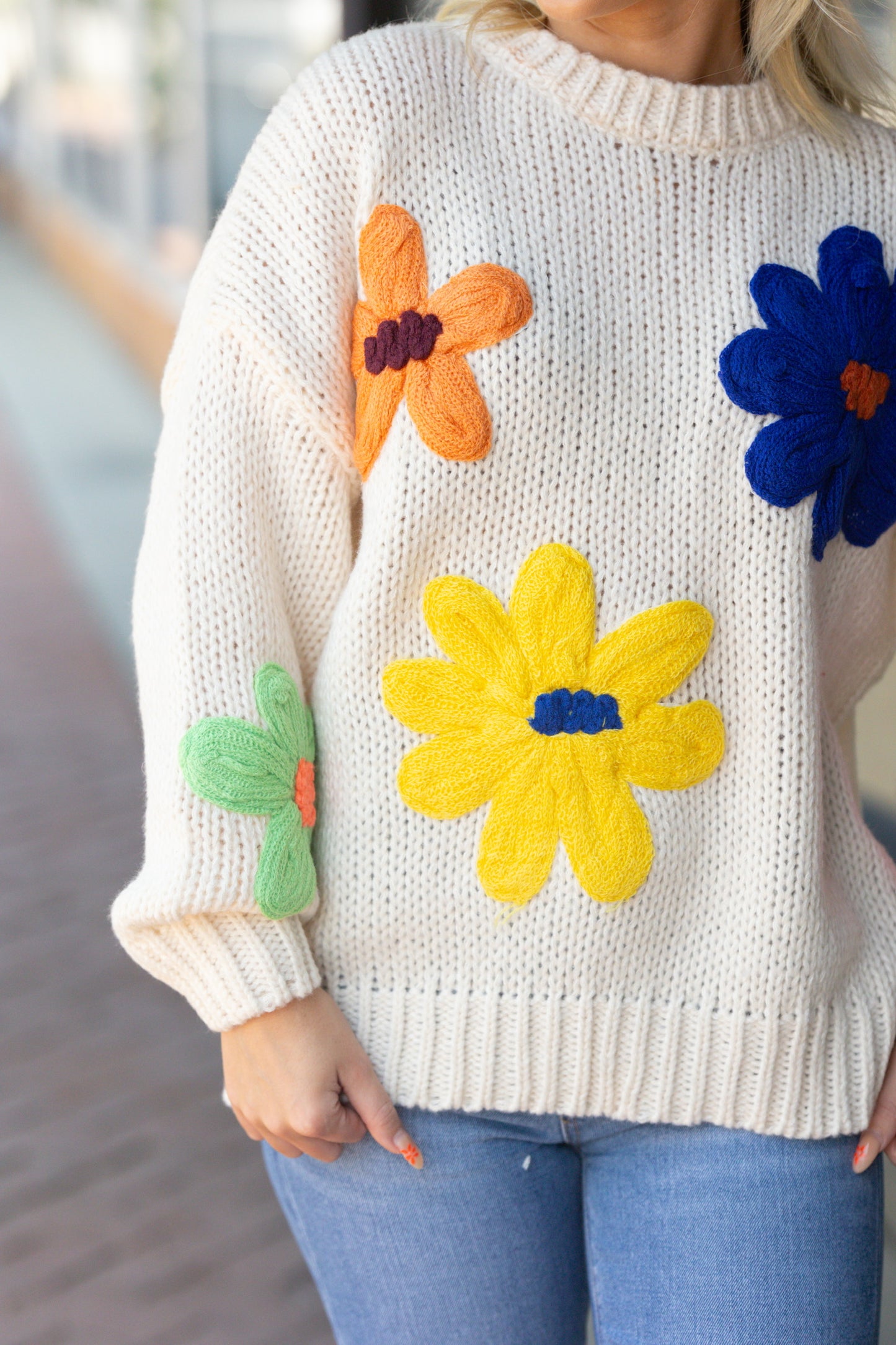 Flower power sweater