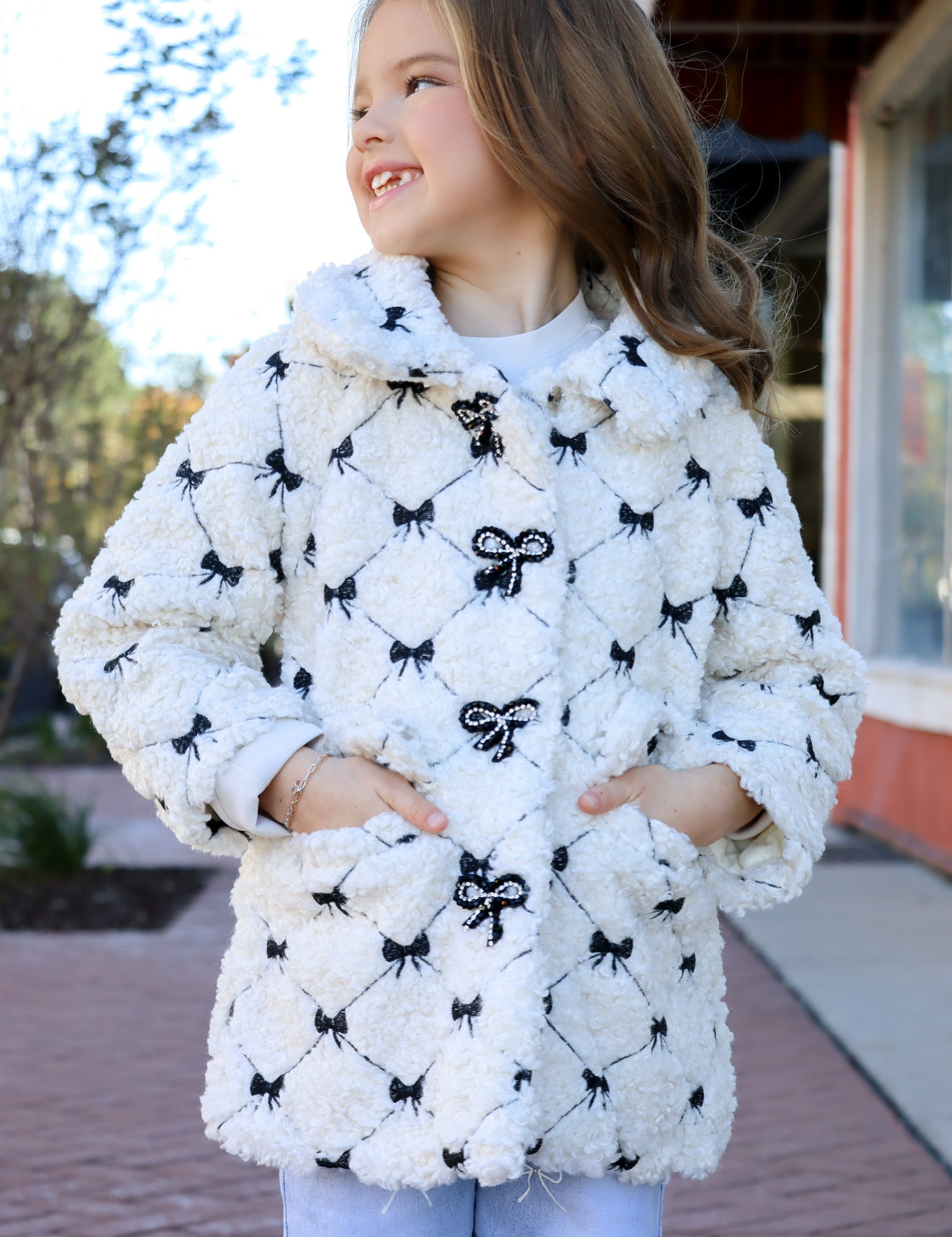 Kids sherpa coat