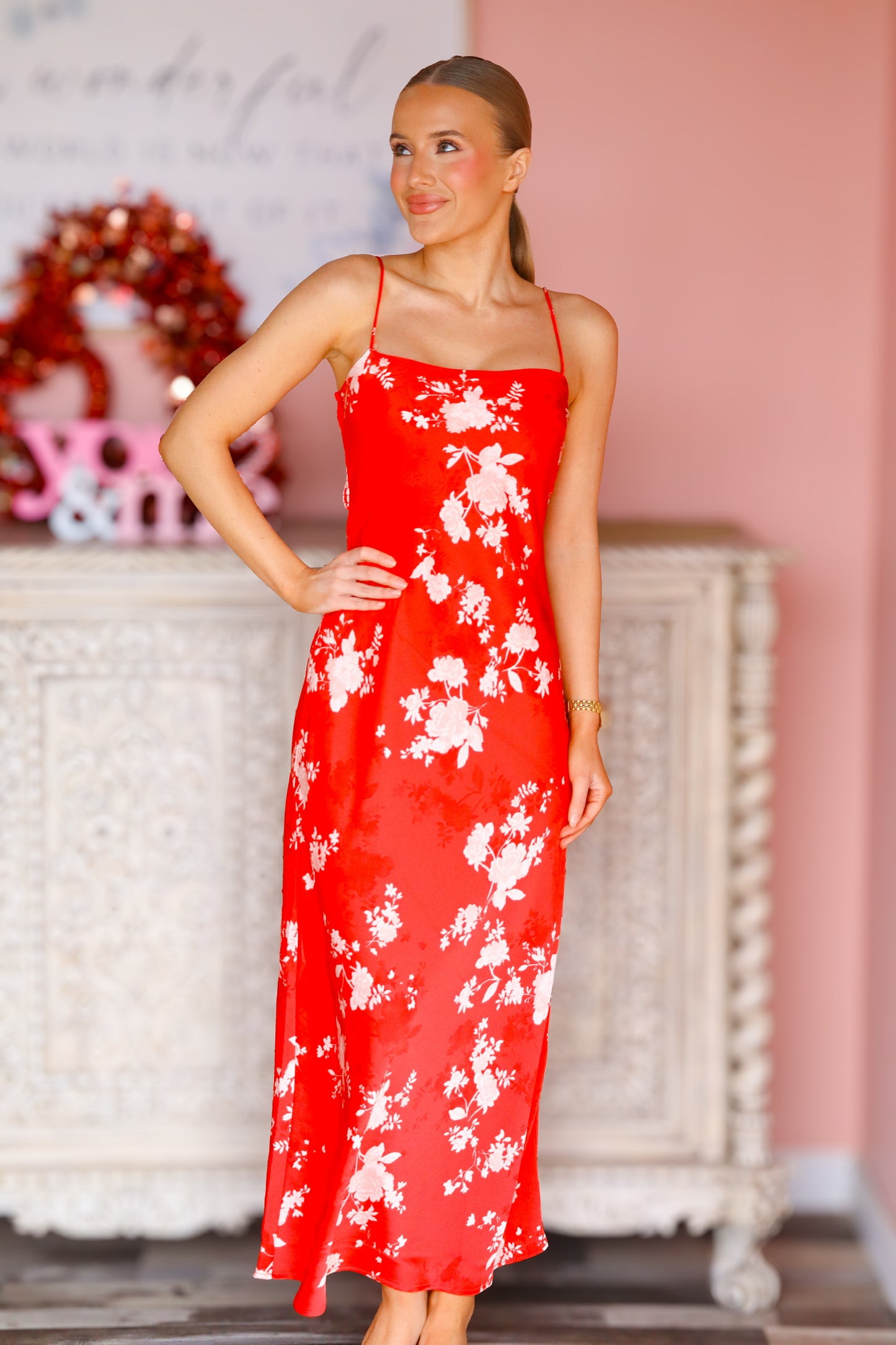 Alyse Darya Floral Maxi Dress