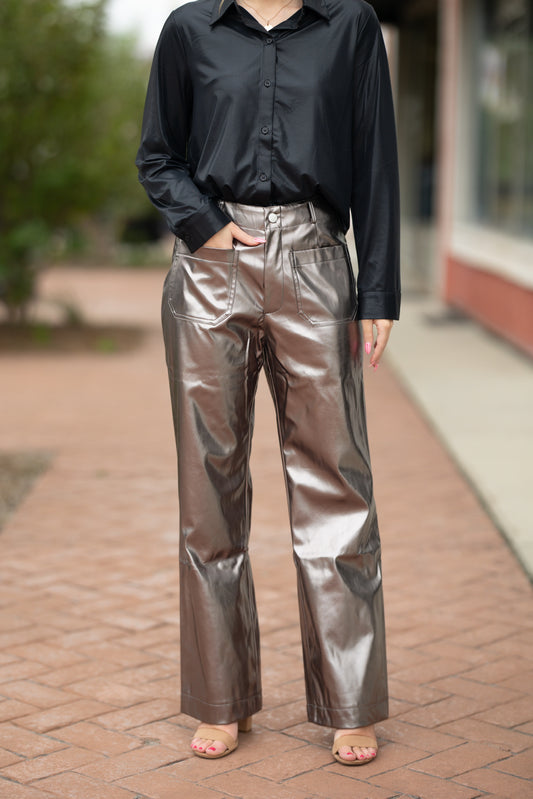 Metallic Pants