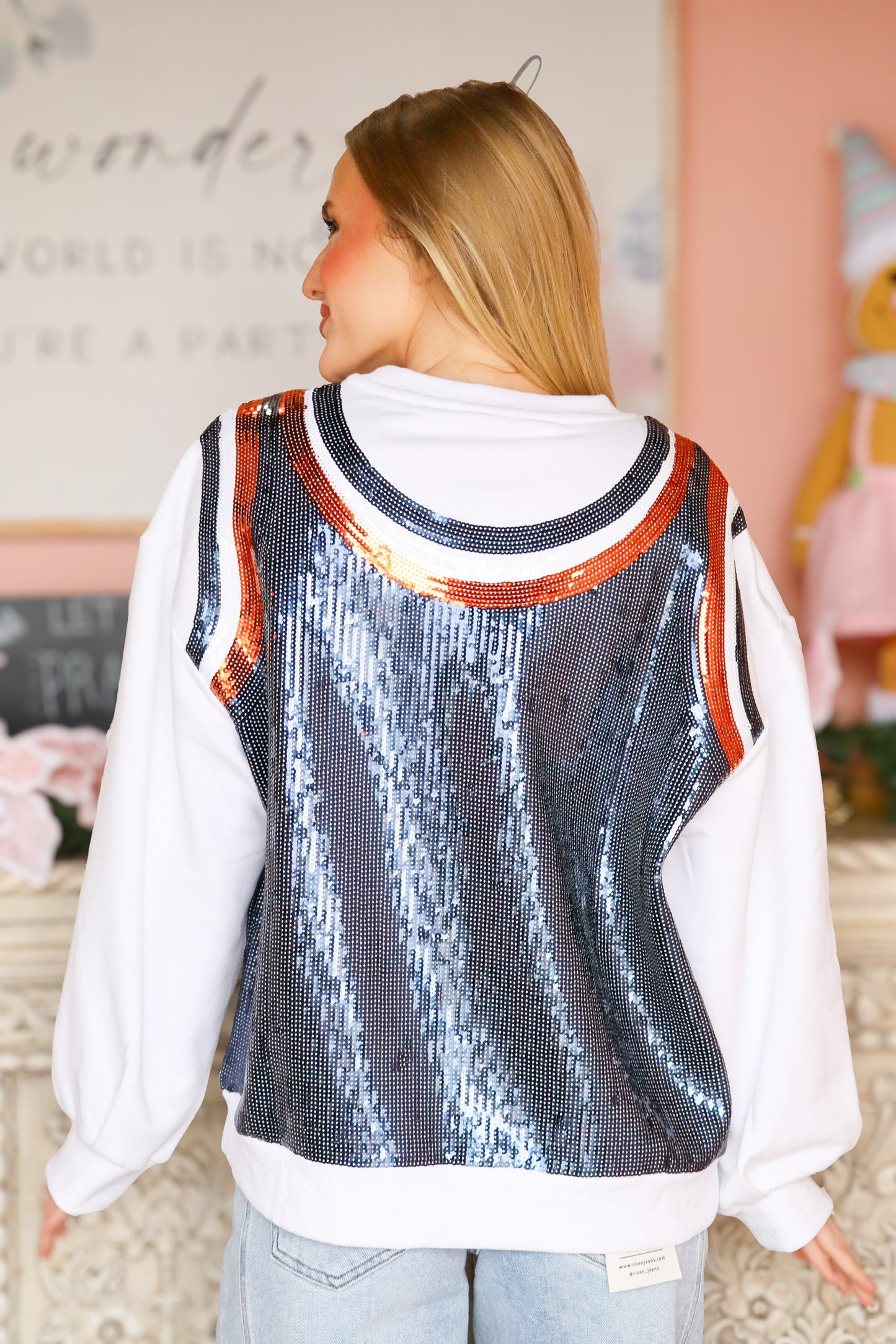 QOS Auburn Jersey Sweatshirt