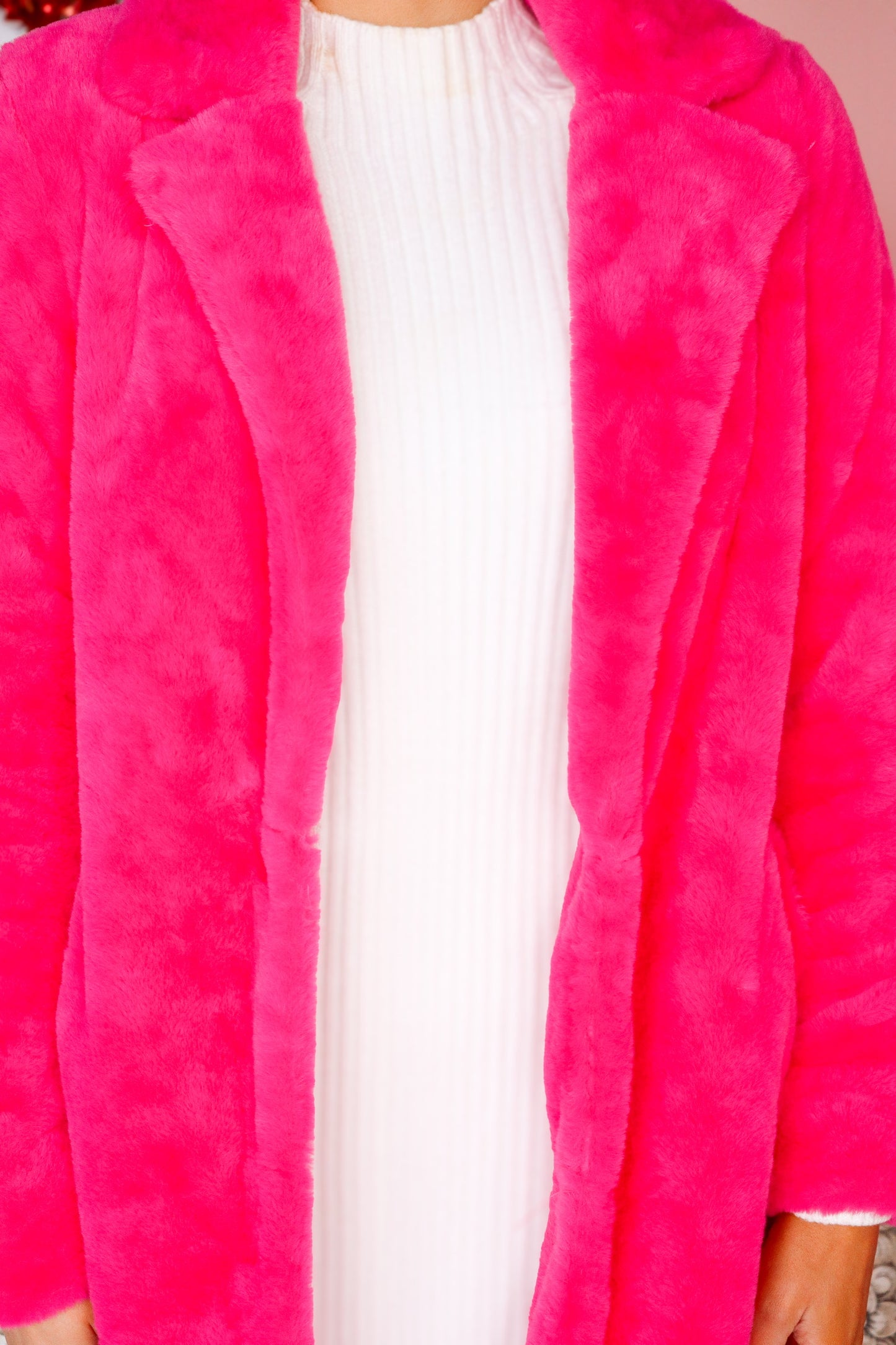 Boss Babe Pink Fur Jacket