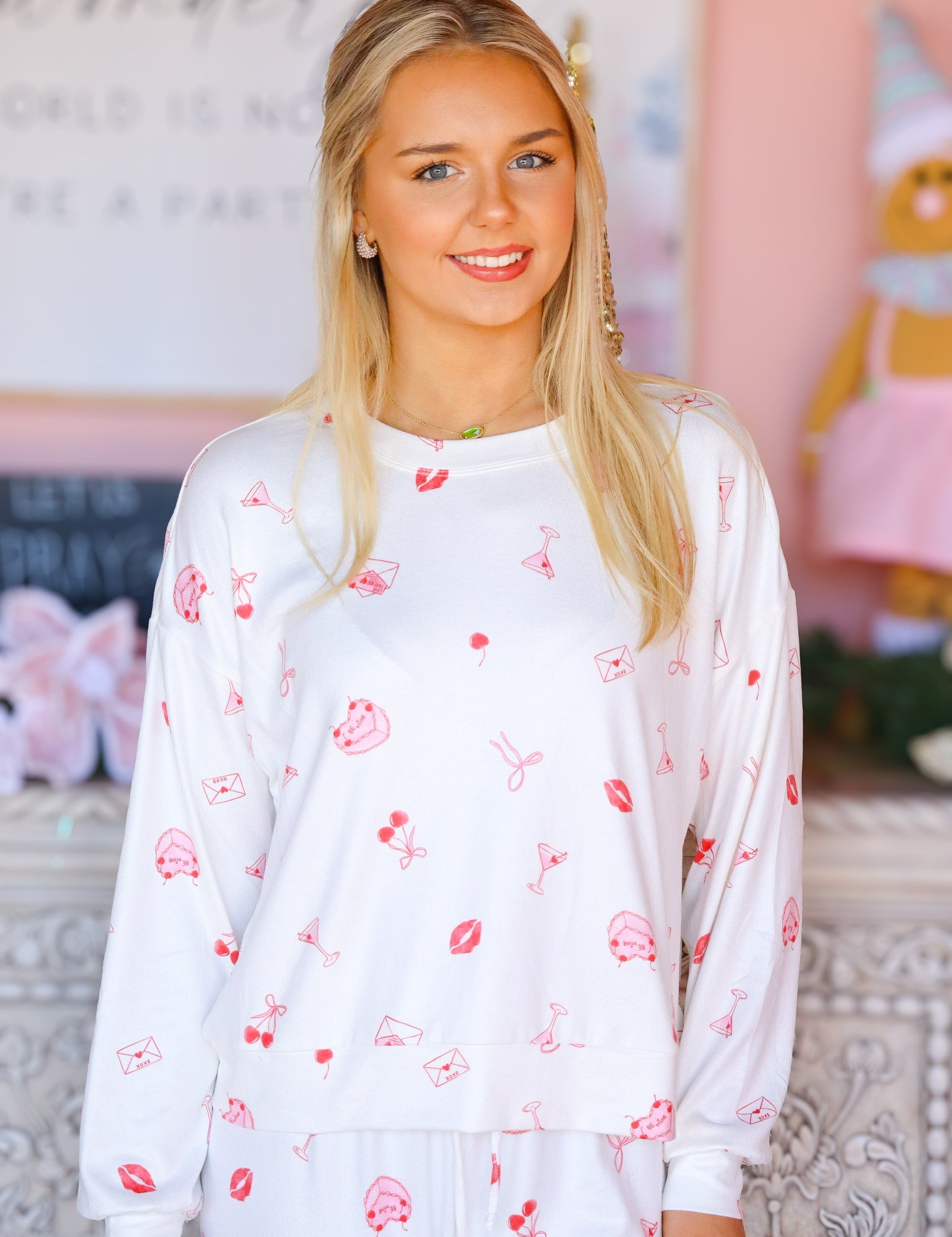 Mira Sweet Things Long Sleeve Top