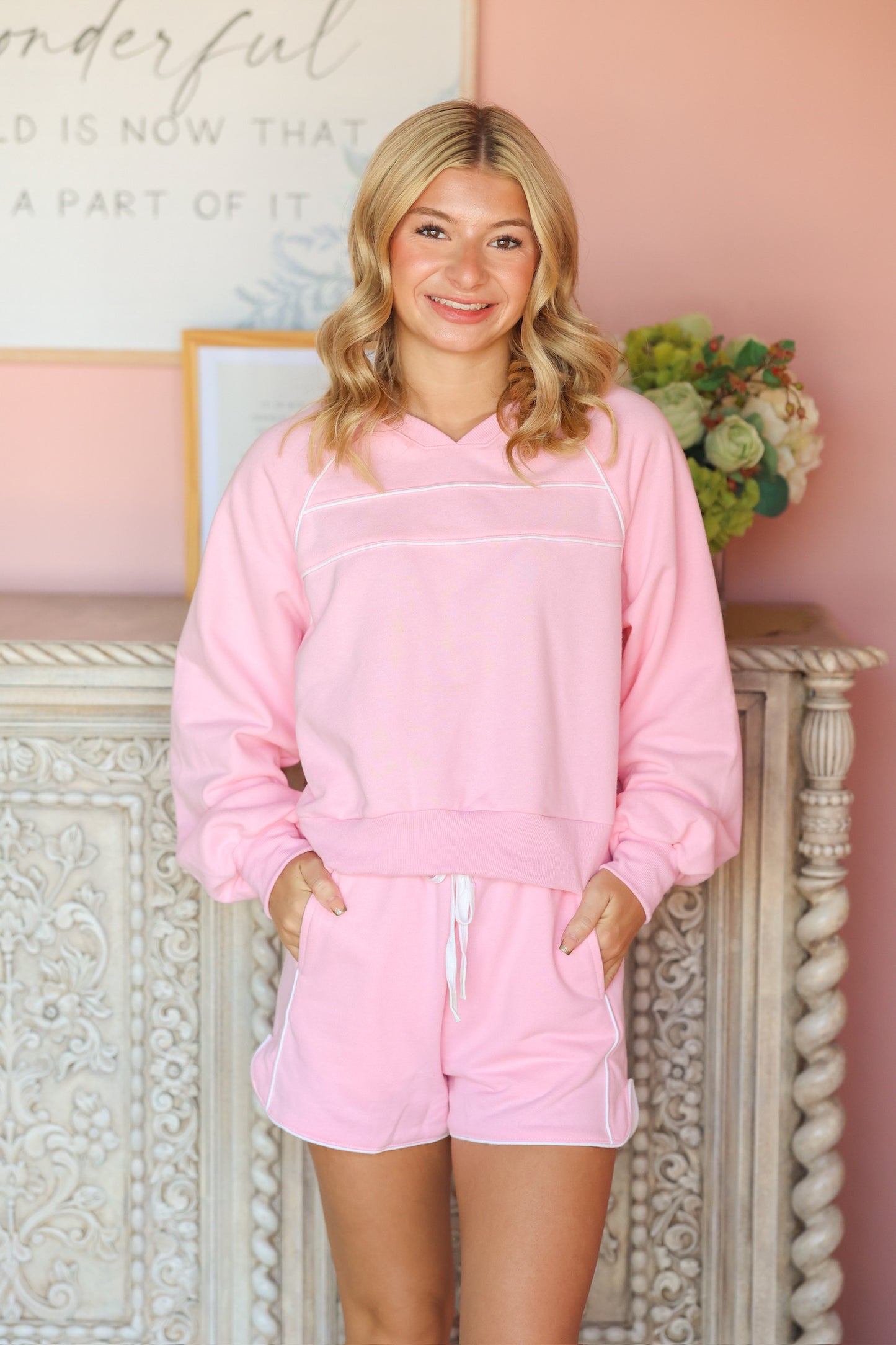 Lyla Piped Lounge Set