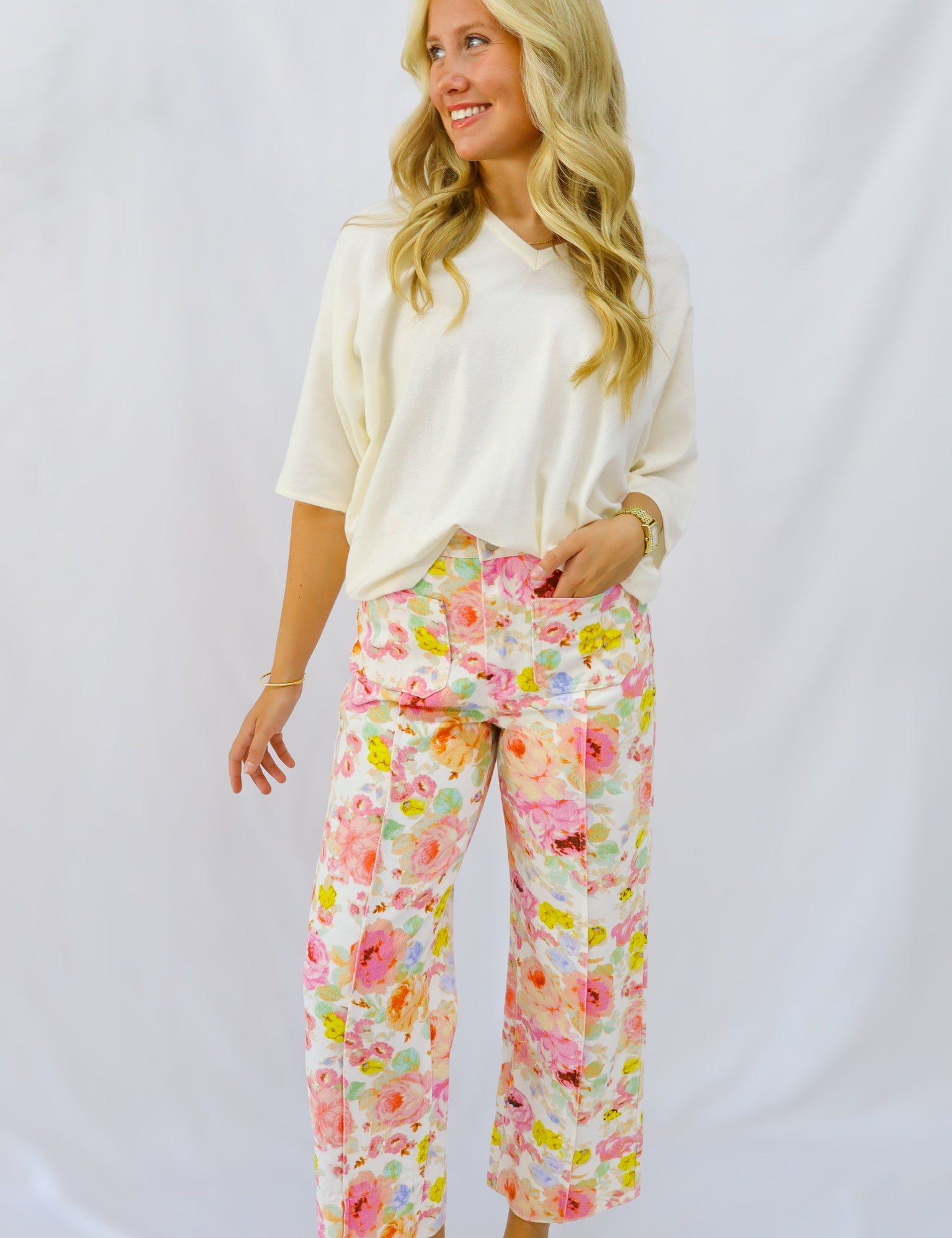 Fun Multi Color Jean