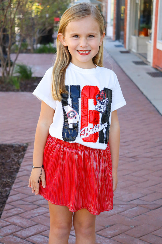 KIDS QOS Metallic UGA Tee