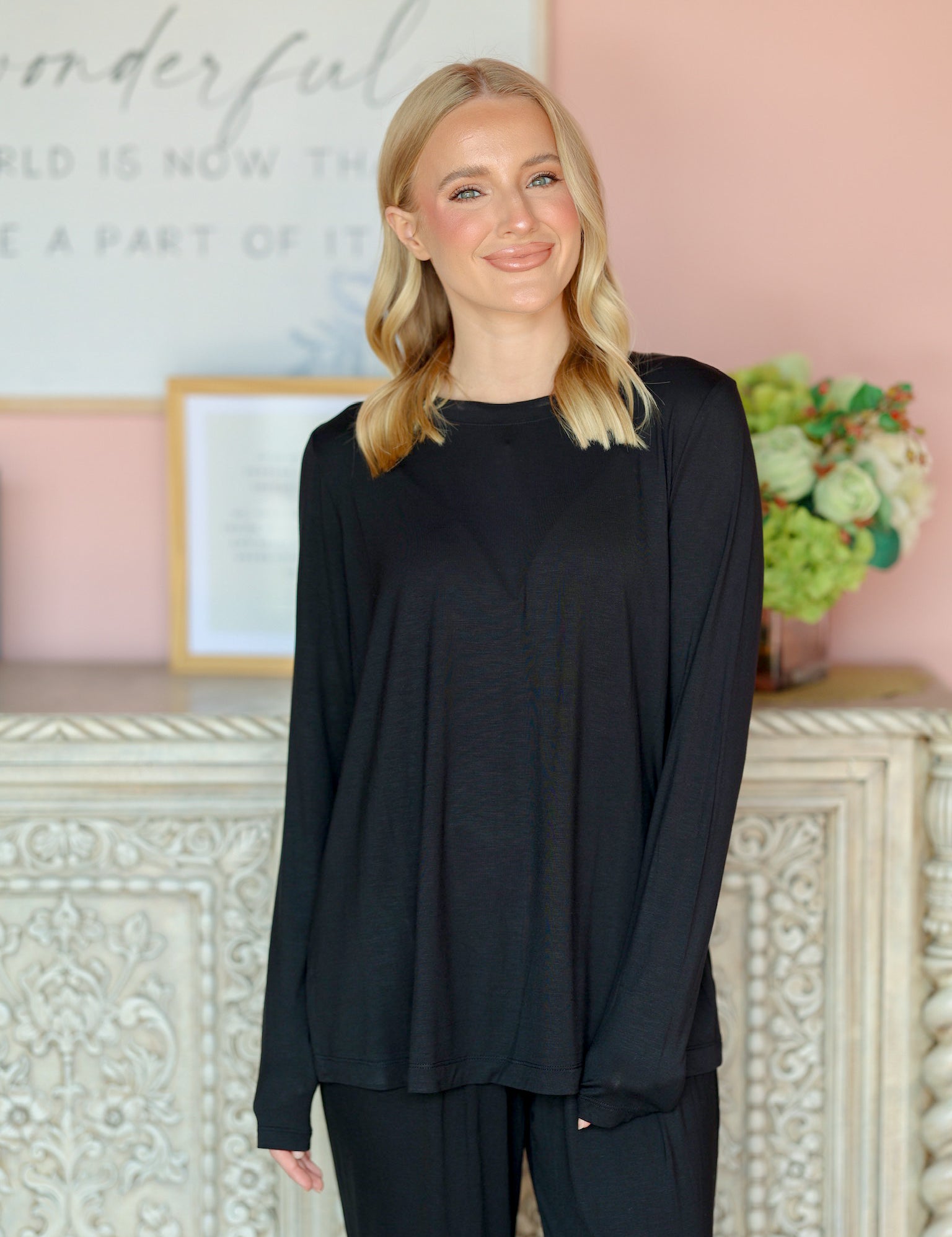 Black Longe Sleeve Basic