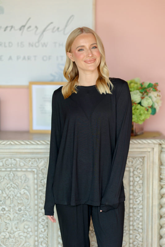 Black Longe Sleeve Basic