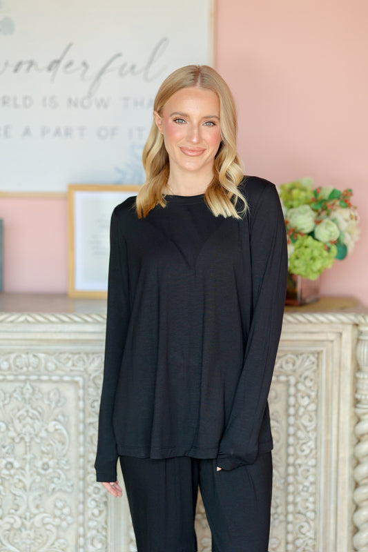 Black Longe Sleeve Basic