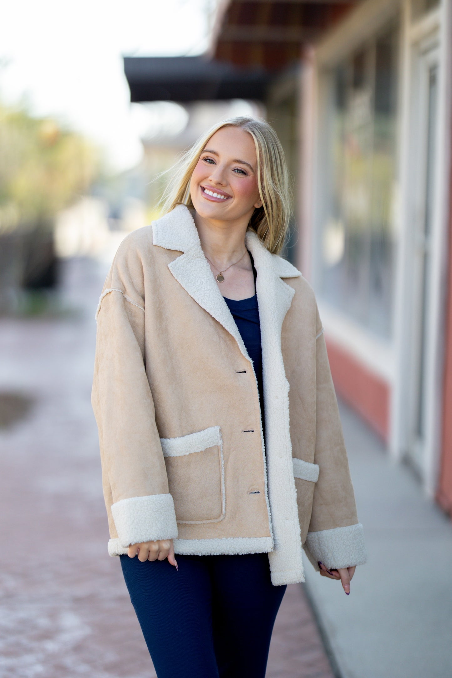 Taupe Mustang Jacket