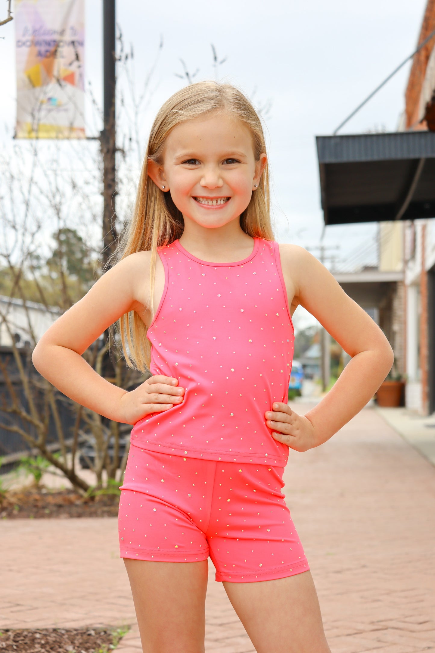 Kids- Stoned Pink Set