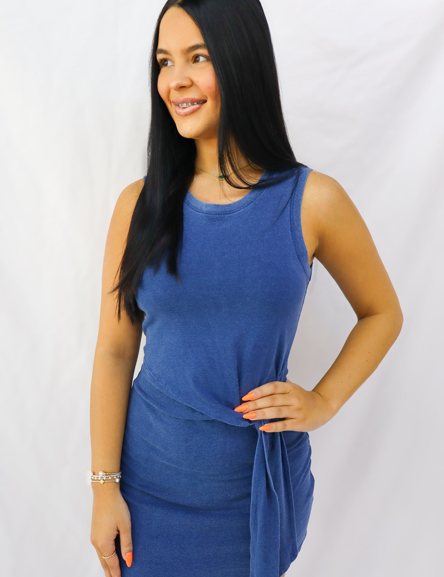 Indigo Knot Dress