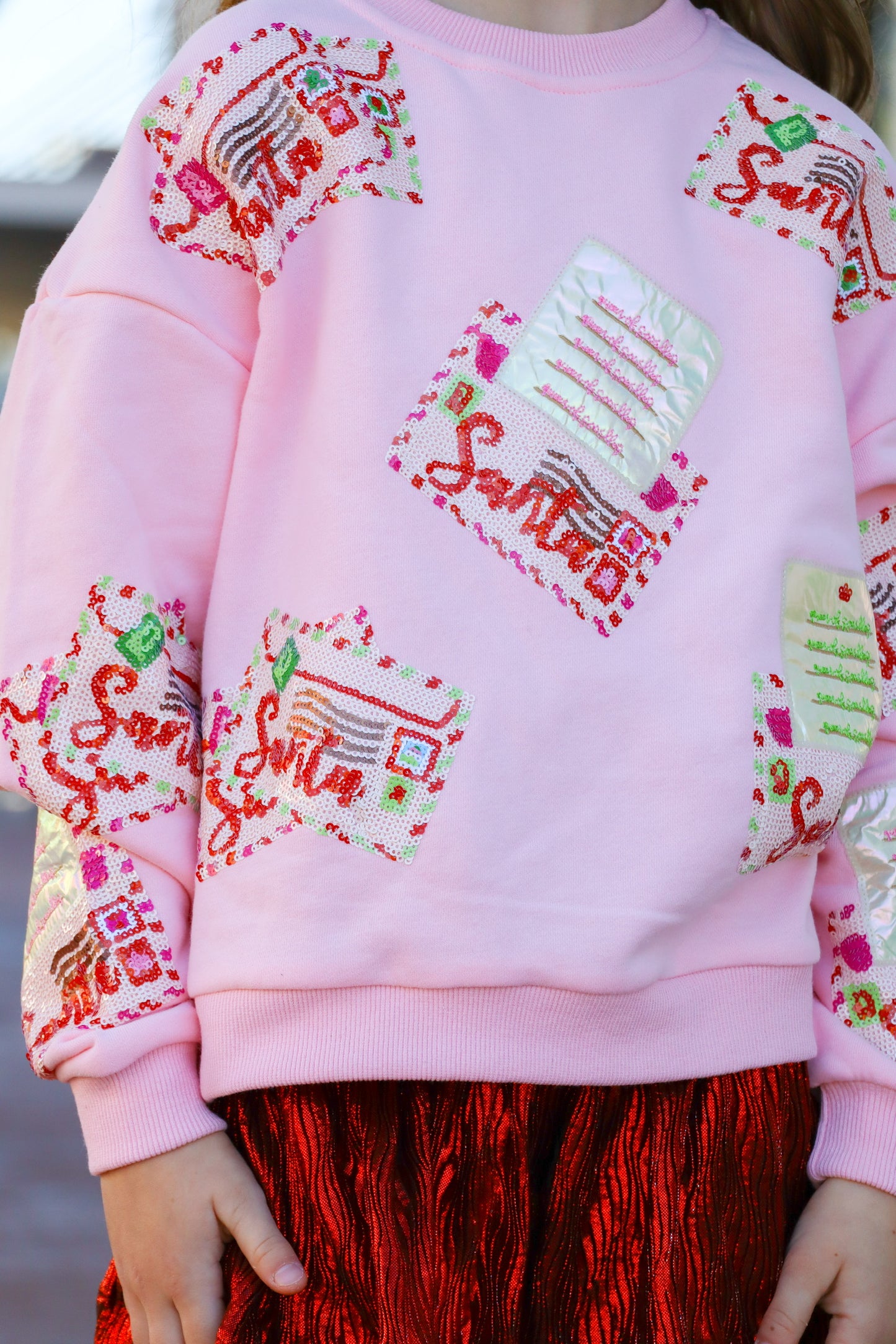 QOS KIDS Letter To Santa Sweatshirt