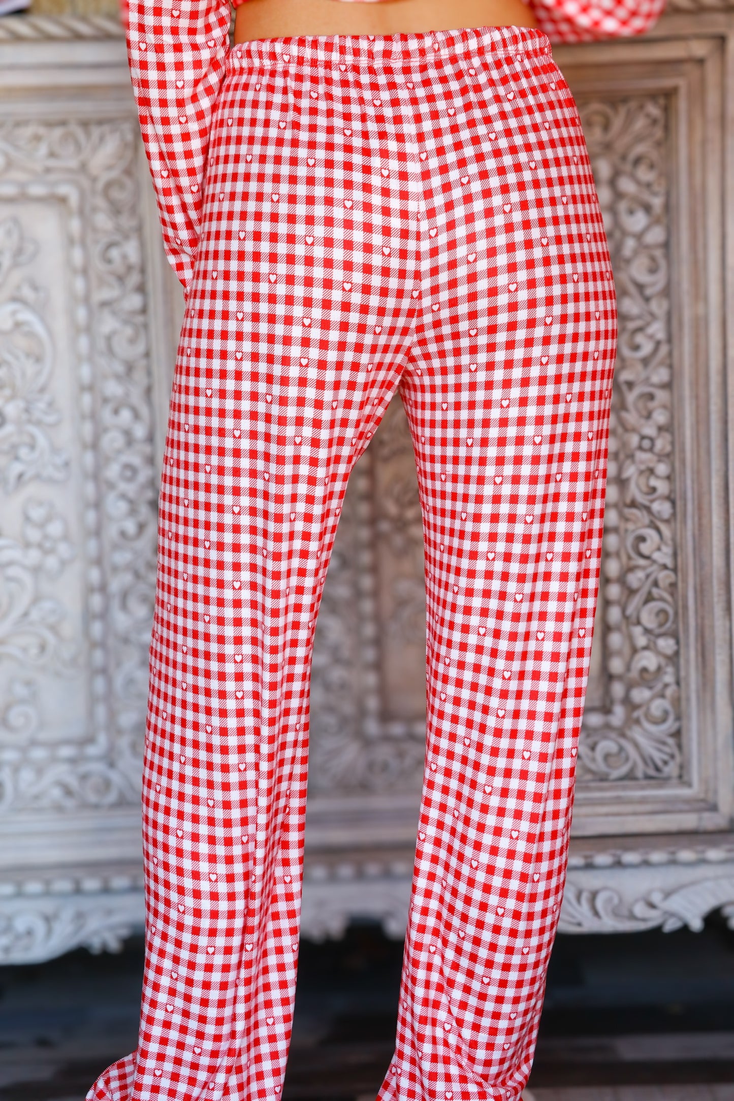 Bisous Gingham PJ's