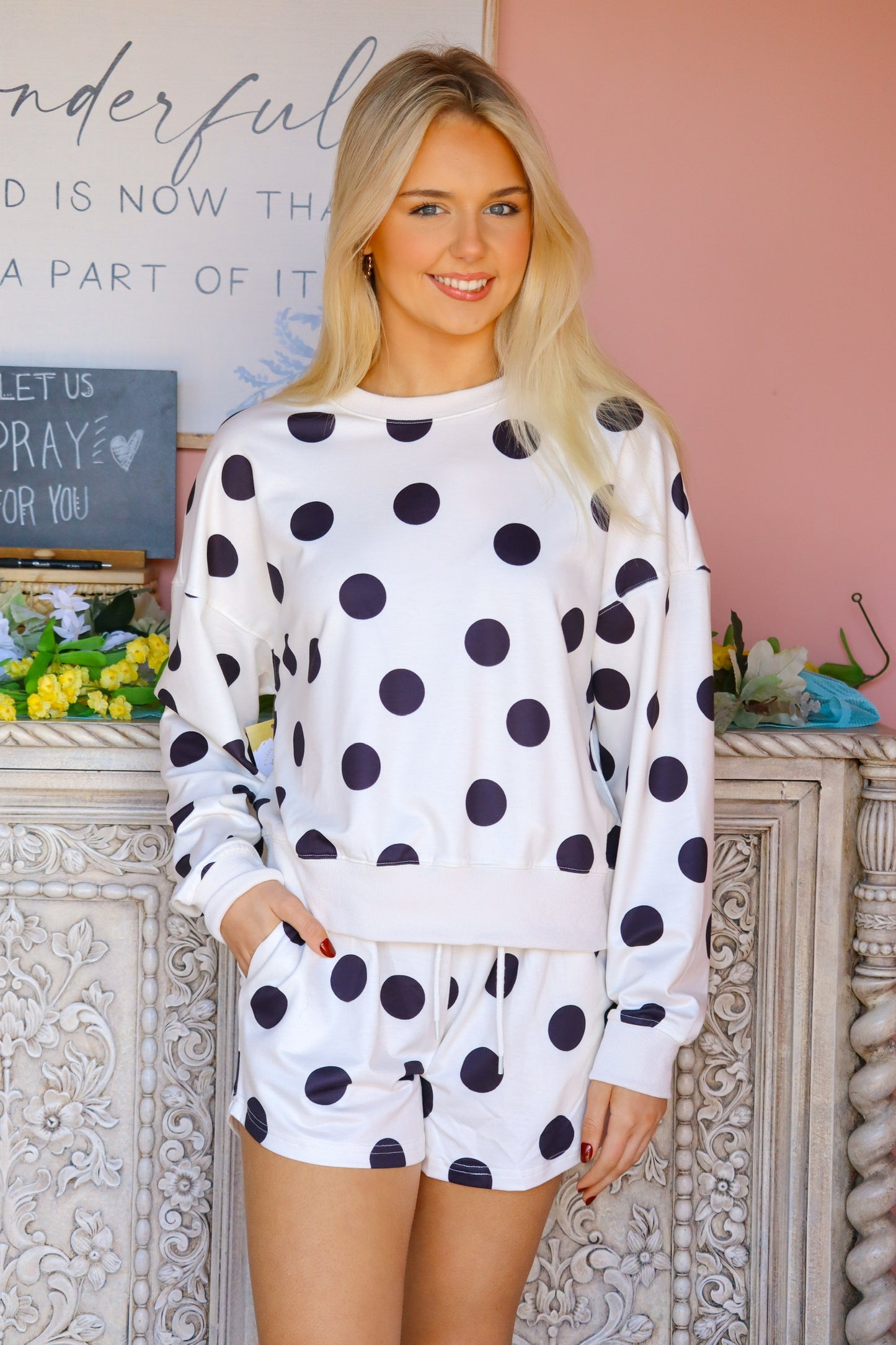Polka Dot Sweatset