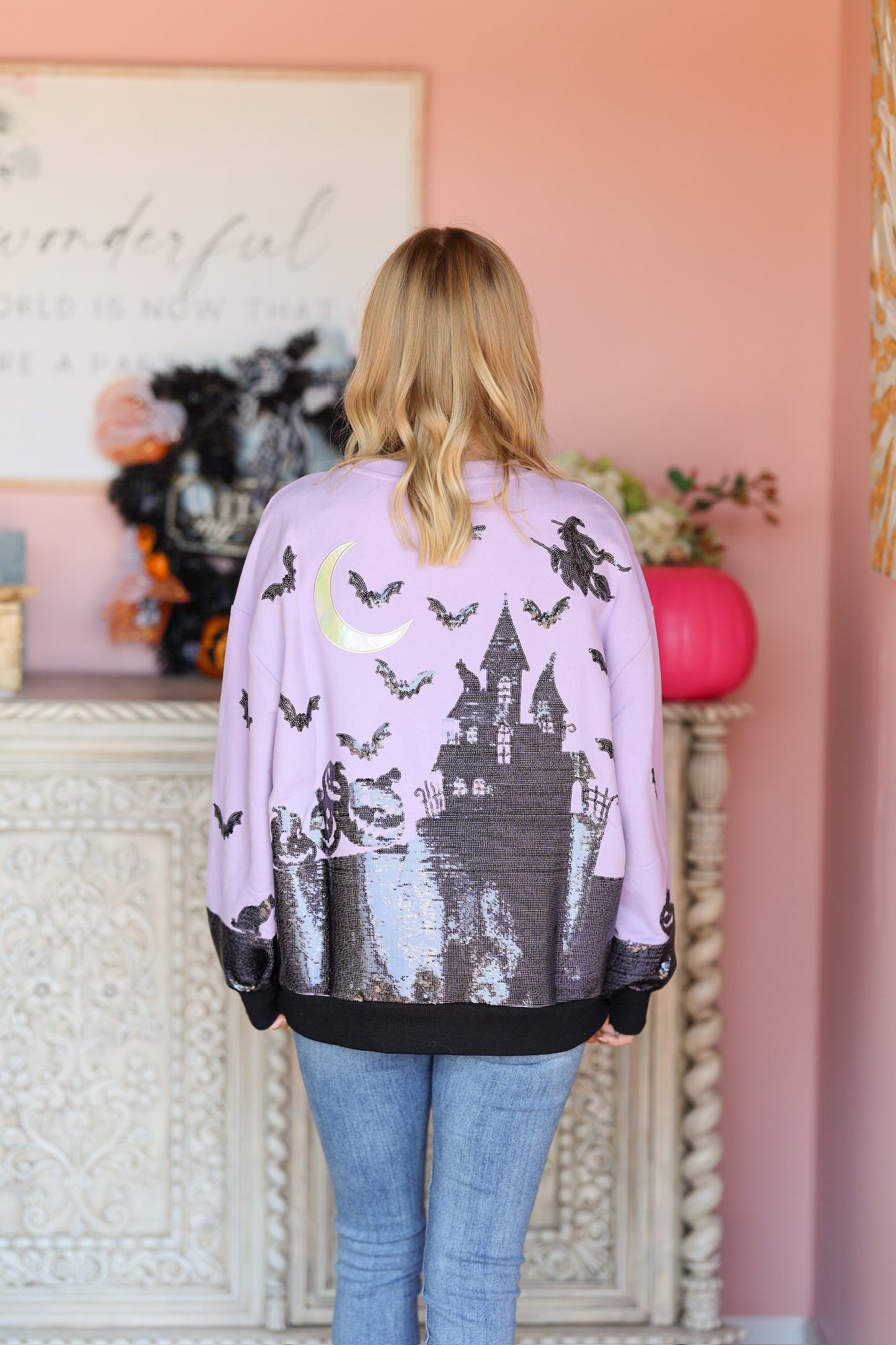 QOS Spooky Lavender Sweatshirt