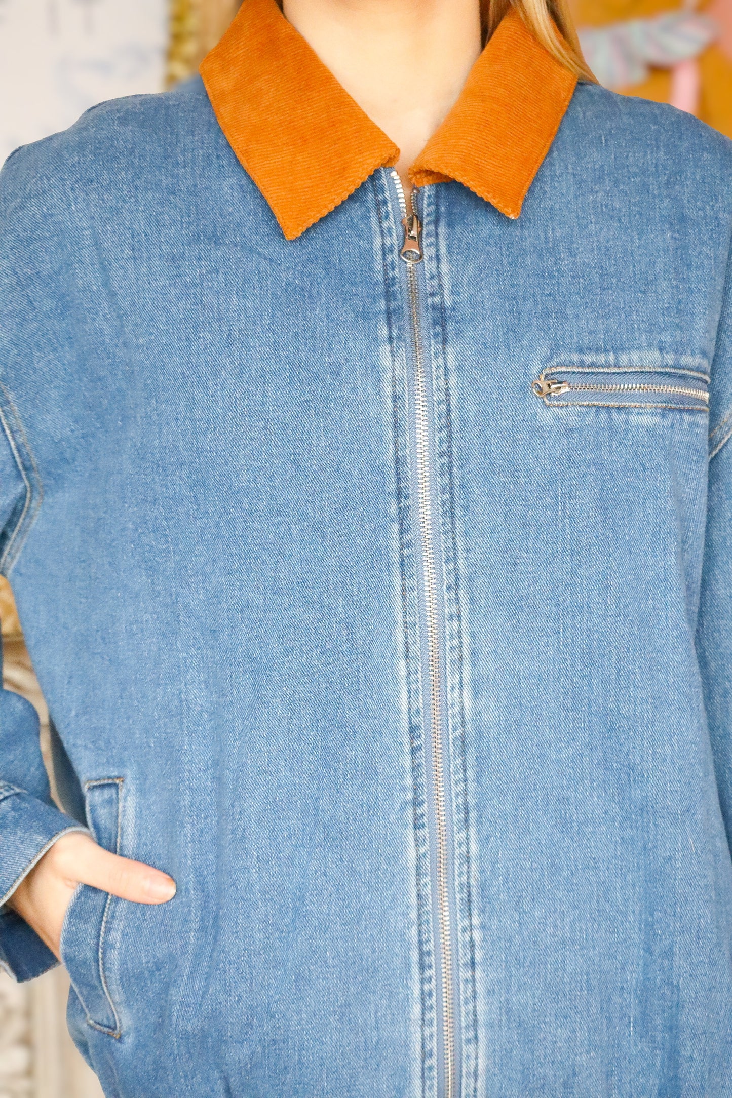 Corduroy & Denim Jacket