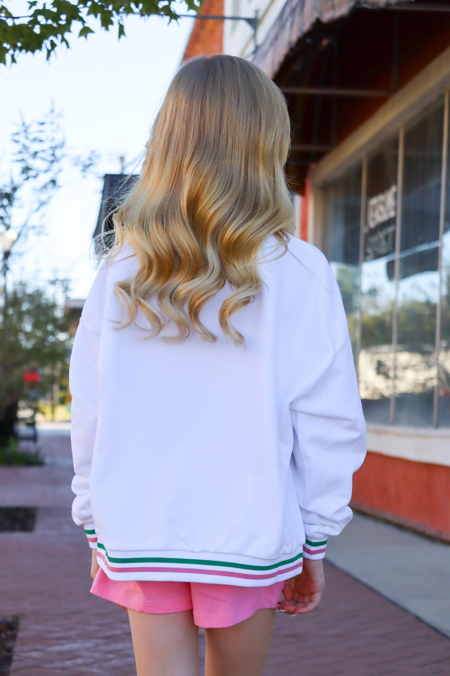 QOS KIDS- Elphaba & Glinda Card Sweatshirt