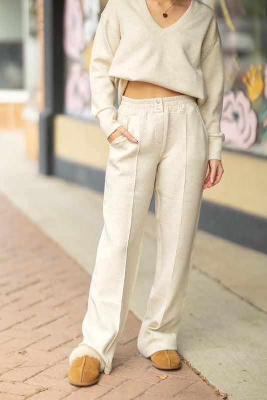 Brushed Cream SPANX Pants