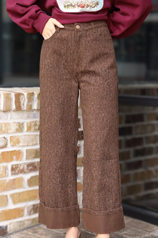 Cheetah Print Jeans
