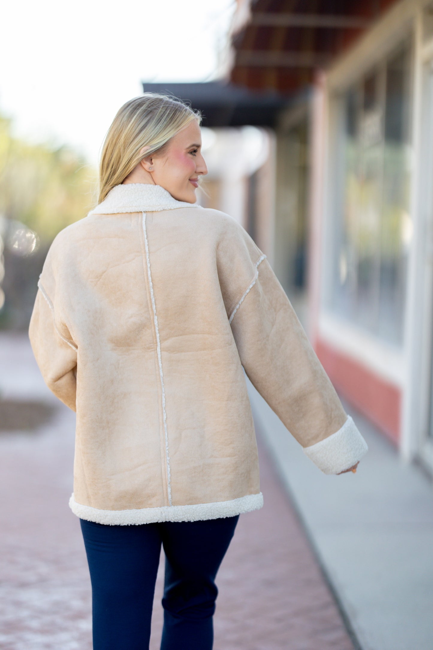 Taupe Mustang Jacket