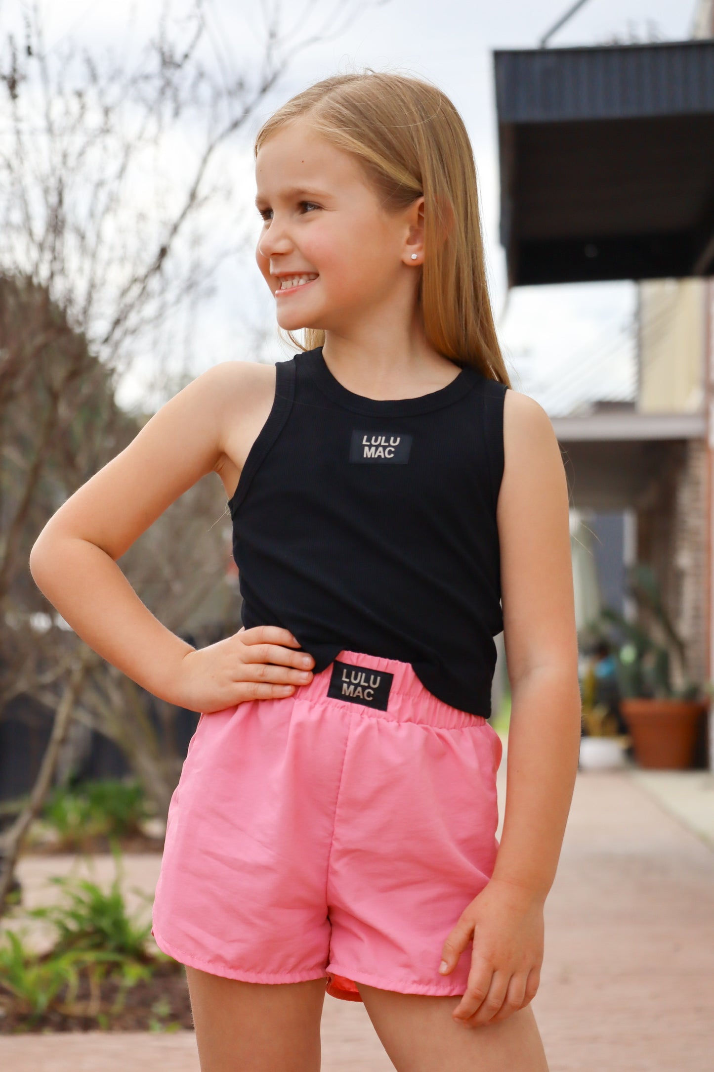 Lulu Mac- Kids Bubblegum Shorts