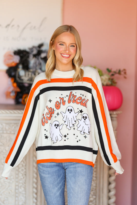 QOS Trick or Treat Sweater