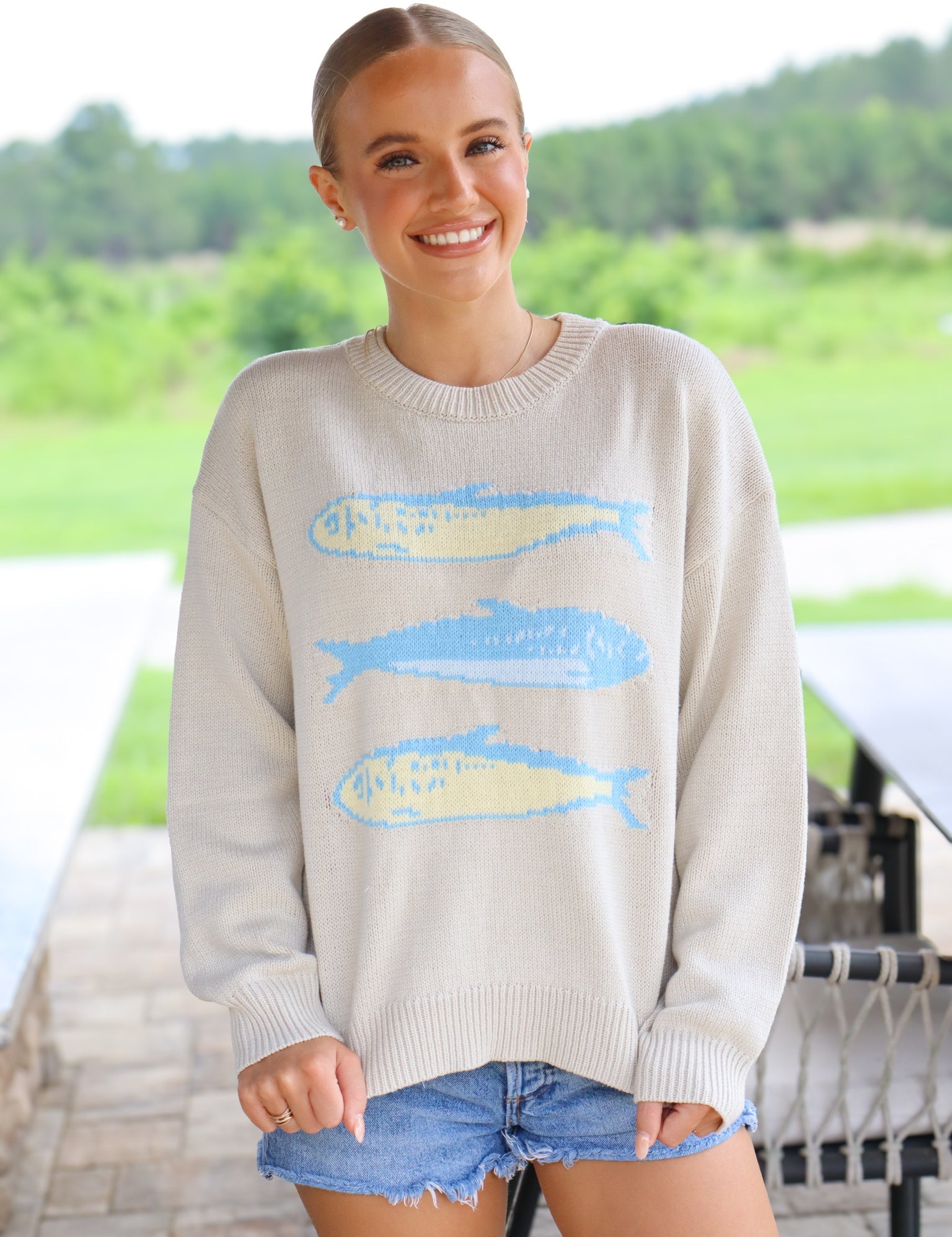 Tan Sardines Sweater