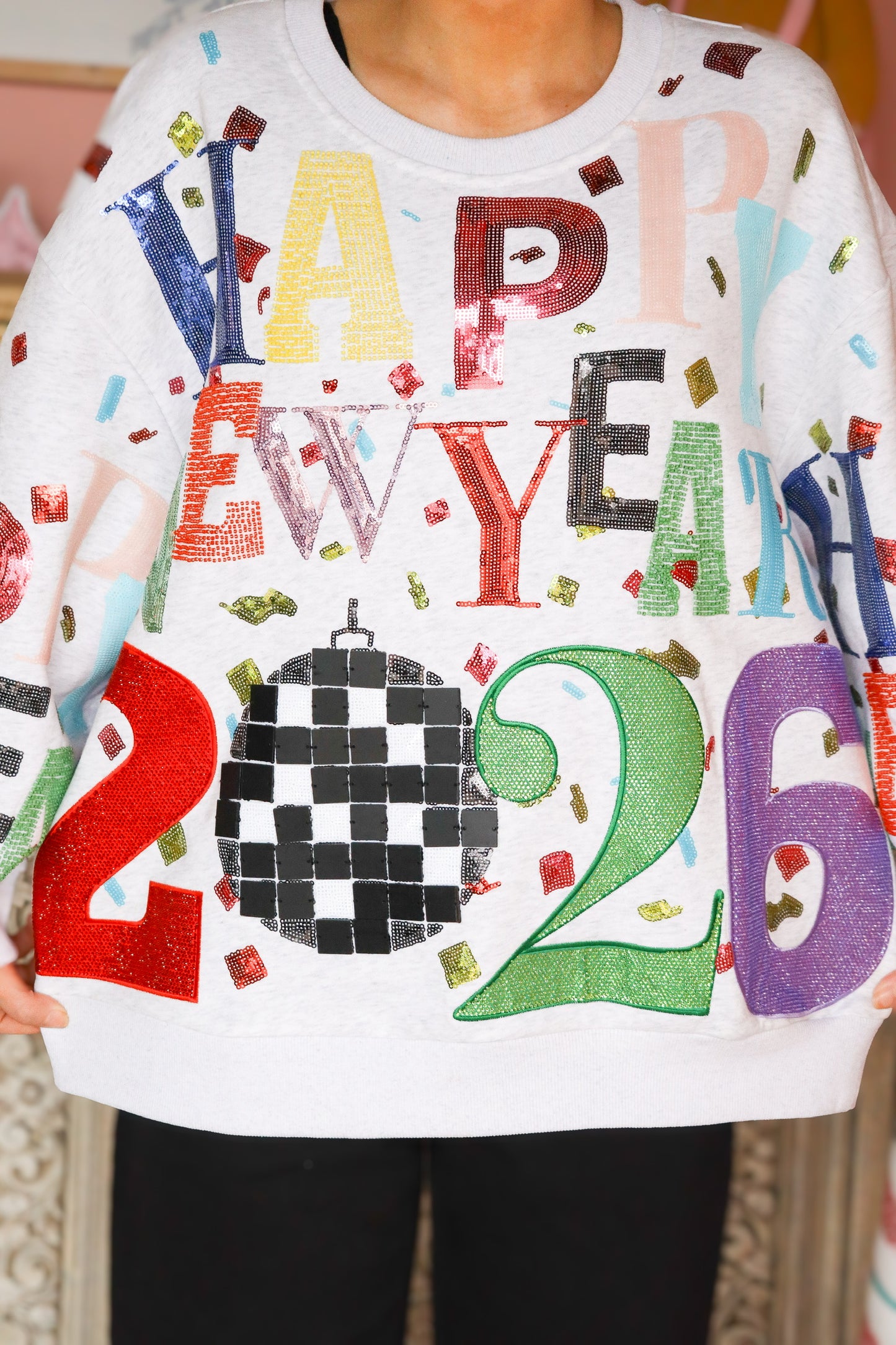 QOS Happy New Year Sweatshirt