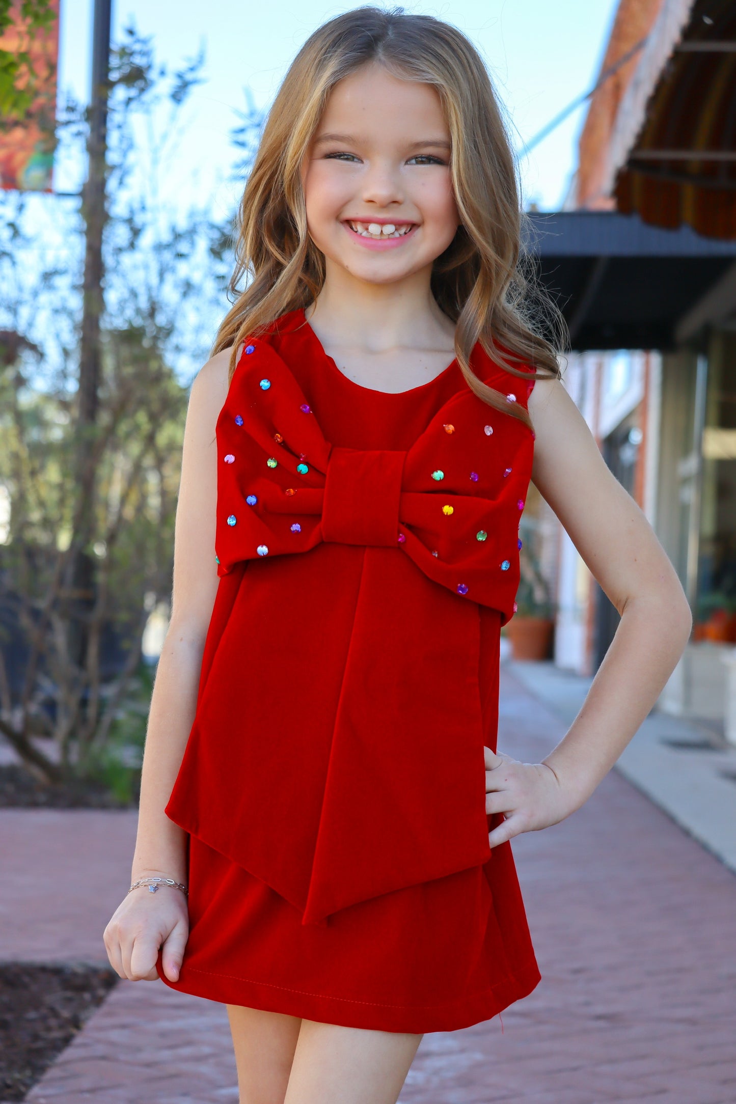 Kids Scarlet Gem Dress