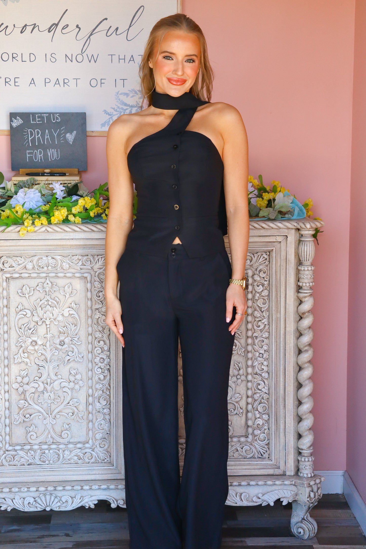 Black Power Suit Set