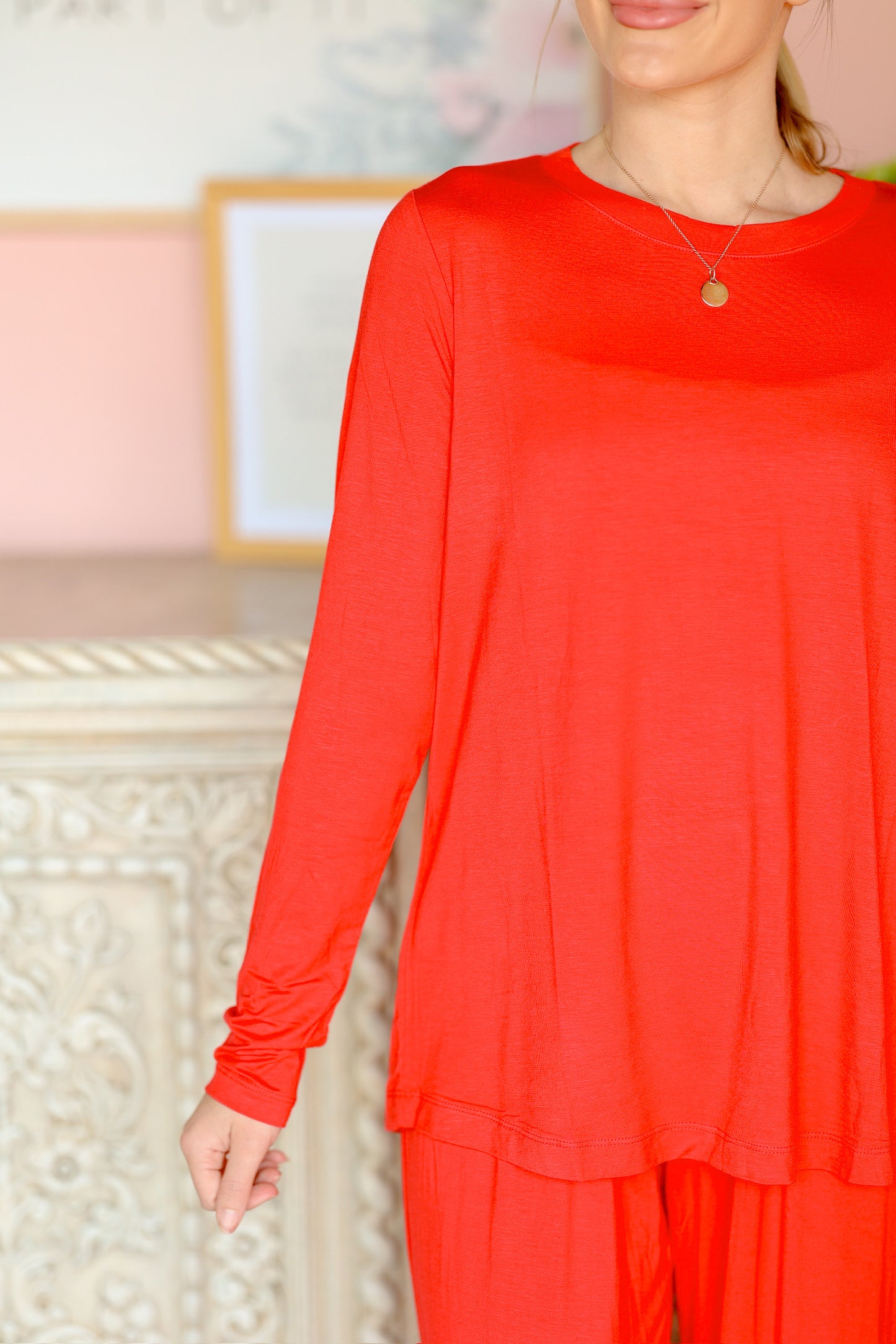 Red Long Sleeve Basic