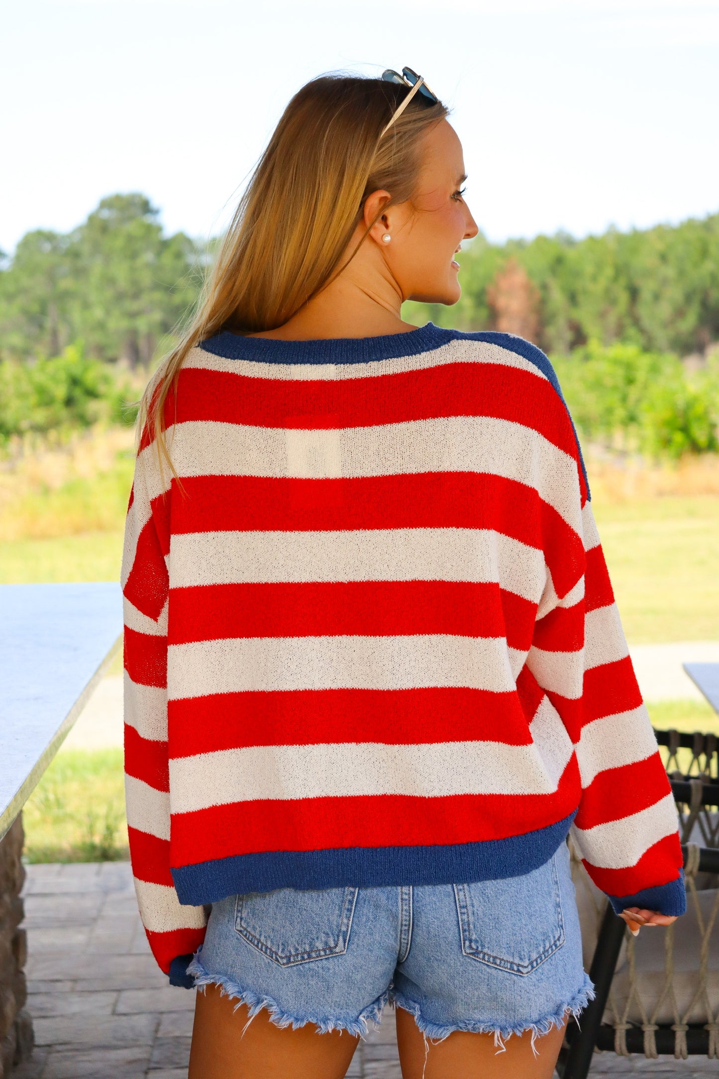 American Flag Sweater