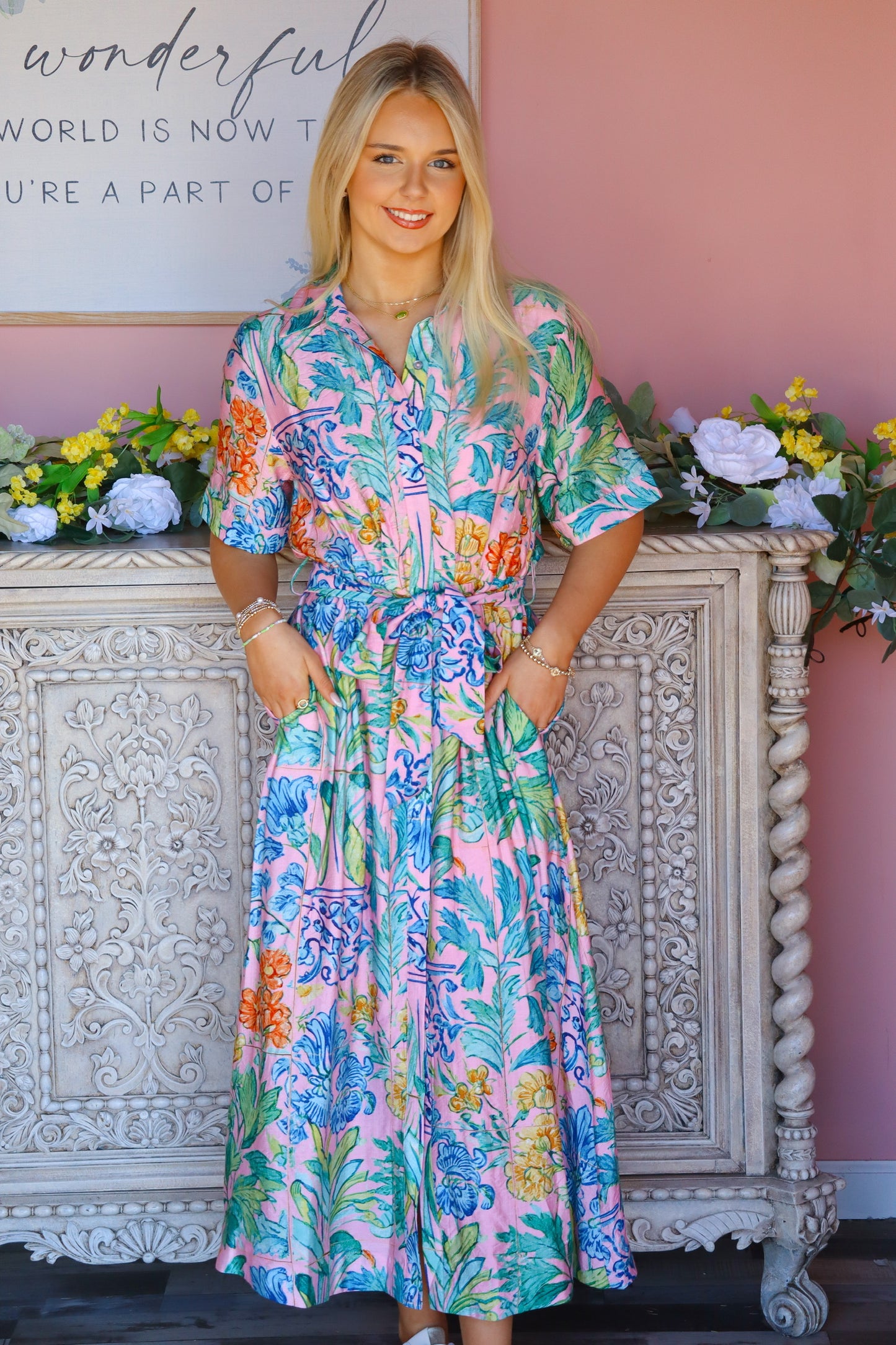 Maxi Print Dress